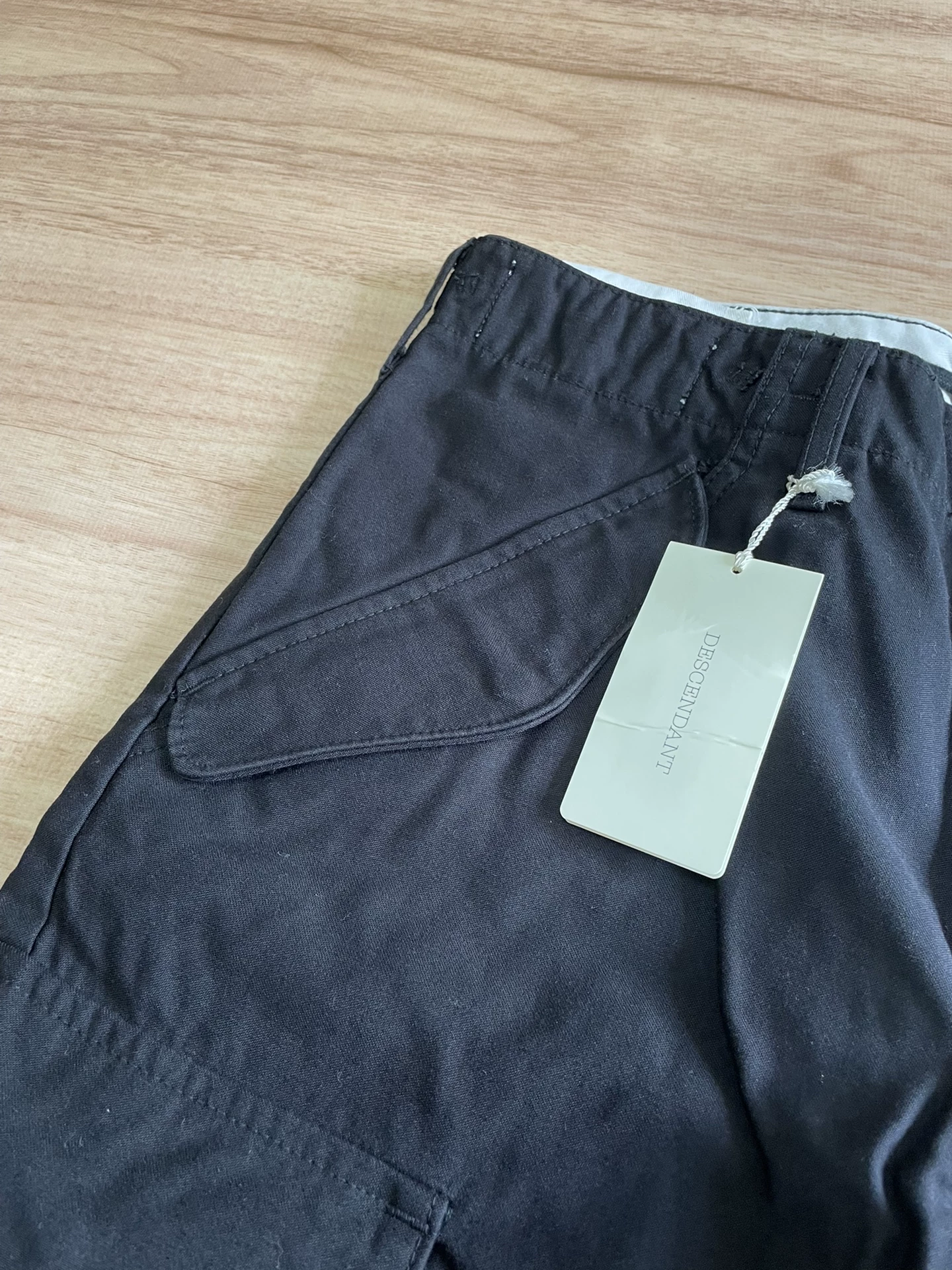 Descendant D-65M Satin Shorts 17SS — back