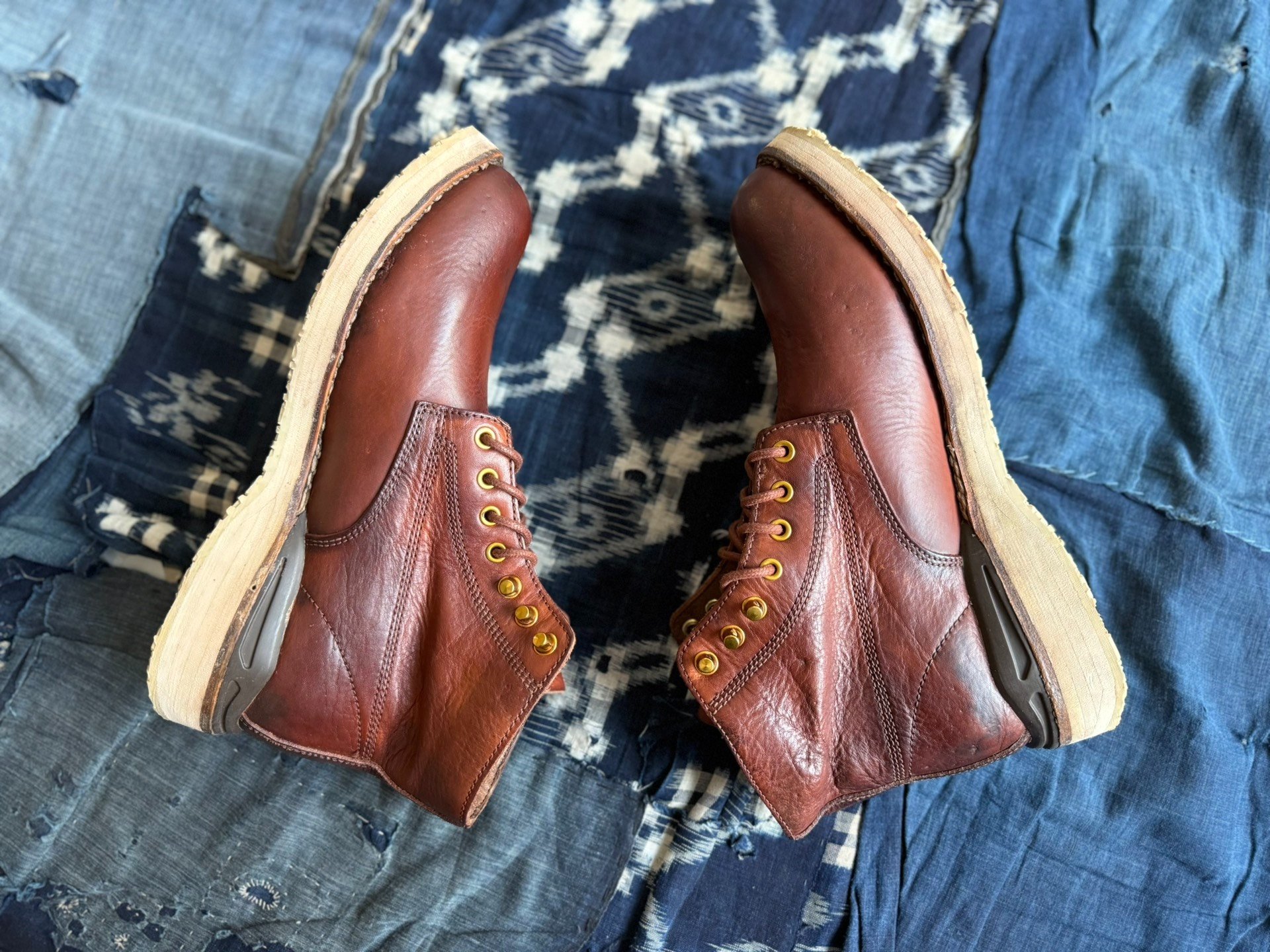 VISVIM ICT VIRGIL BOOTS MUD — label