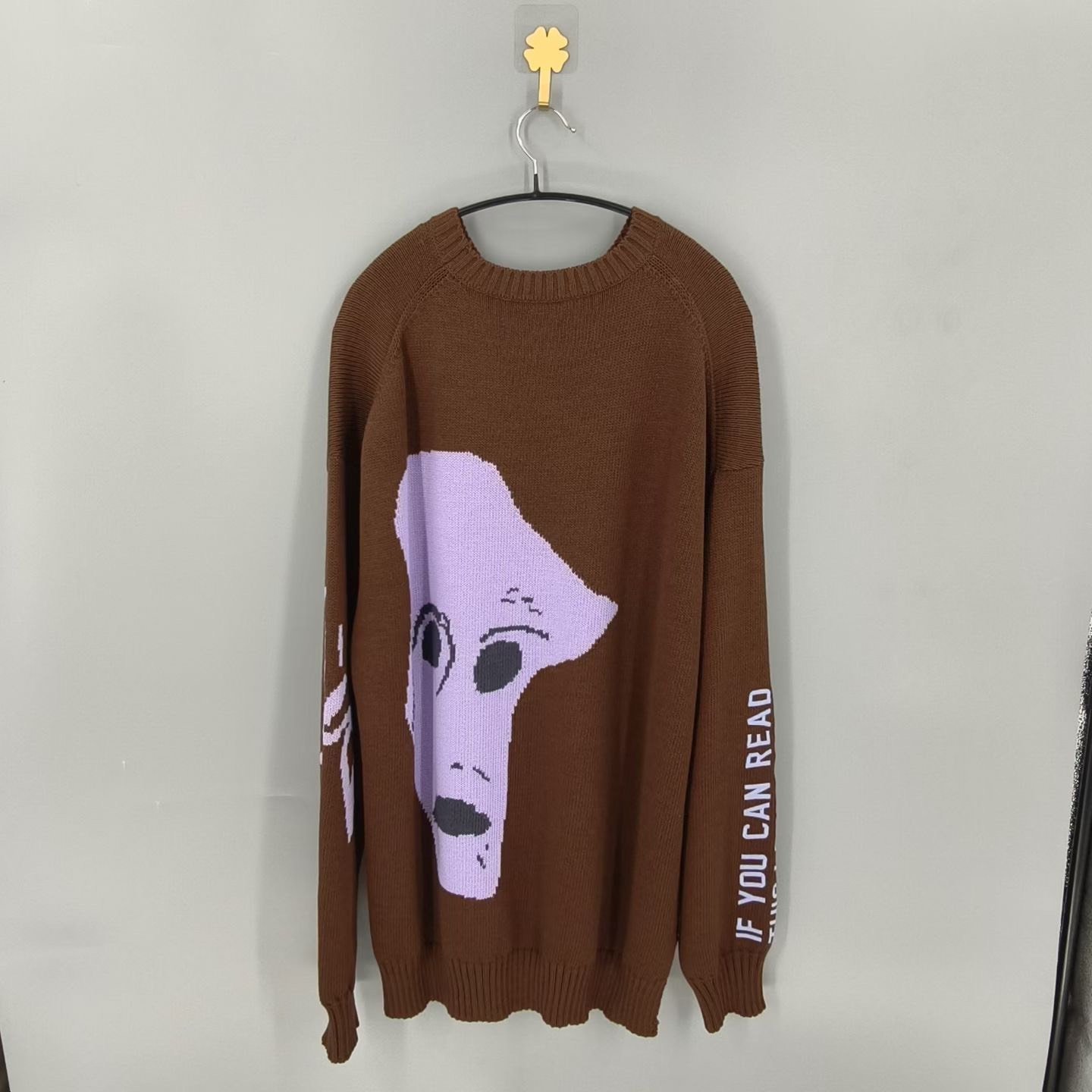 DIOR x Travis Scott Demon Embroidery Sweater — front