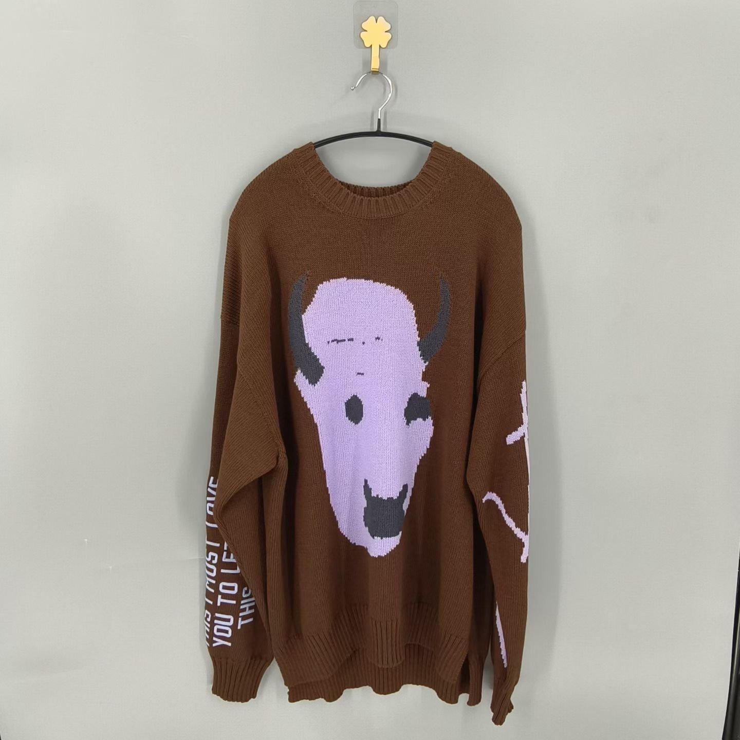 DIOR x Travis Scott Demon Embroidery Sweater