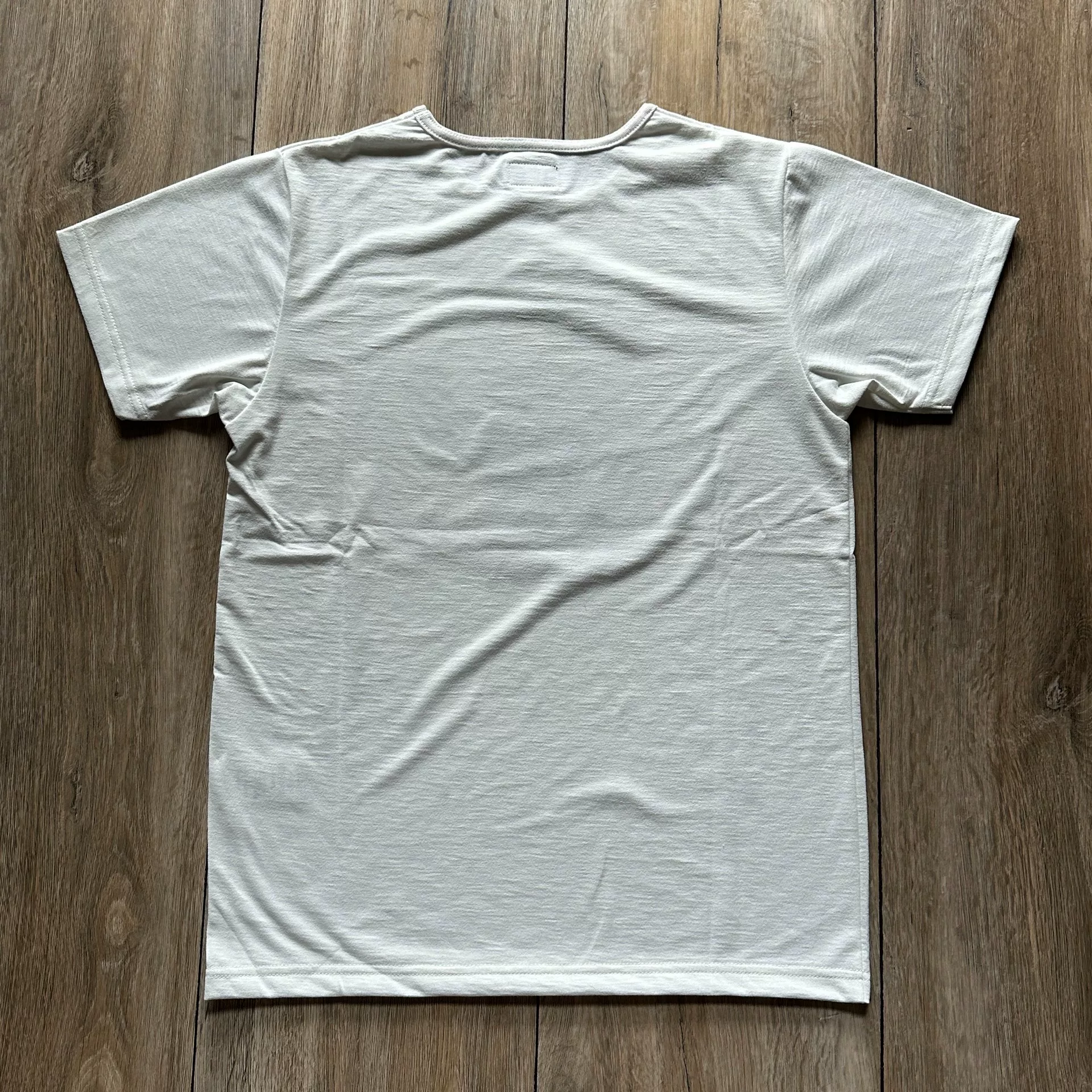 Black Sign White Vintage Graphic Tee — detail