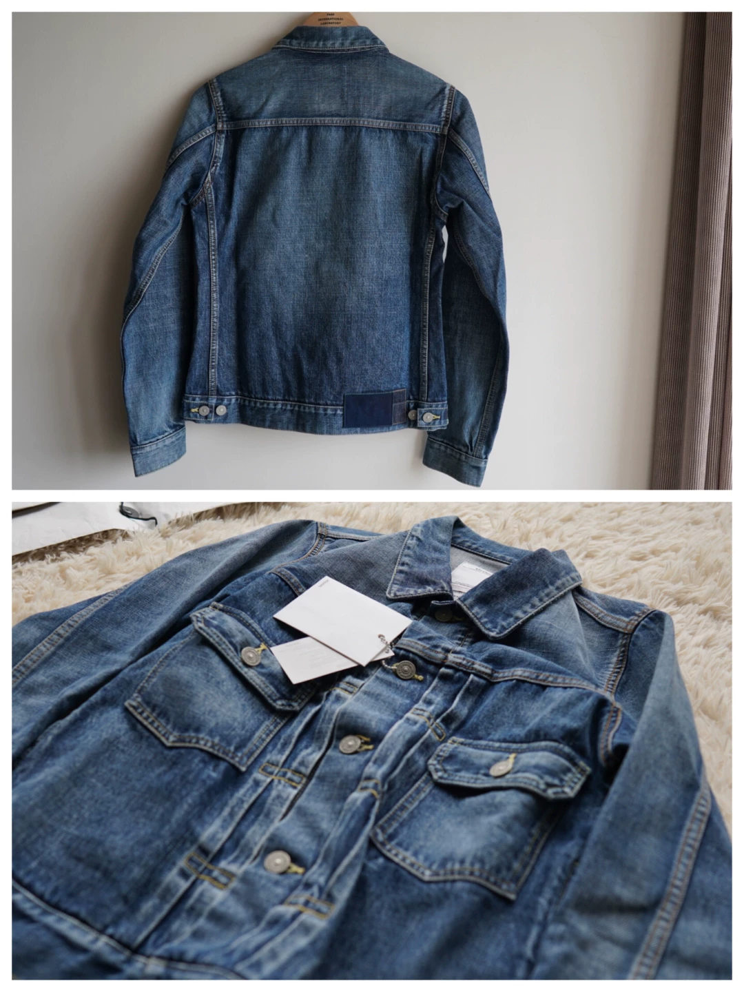 visvim 101 Denim Jacket D1001 Washed — detail