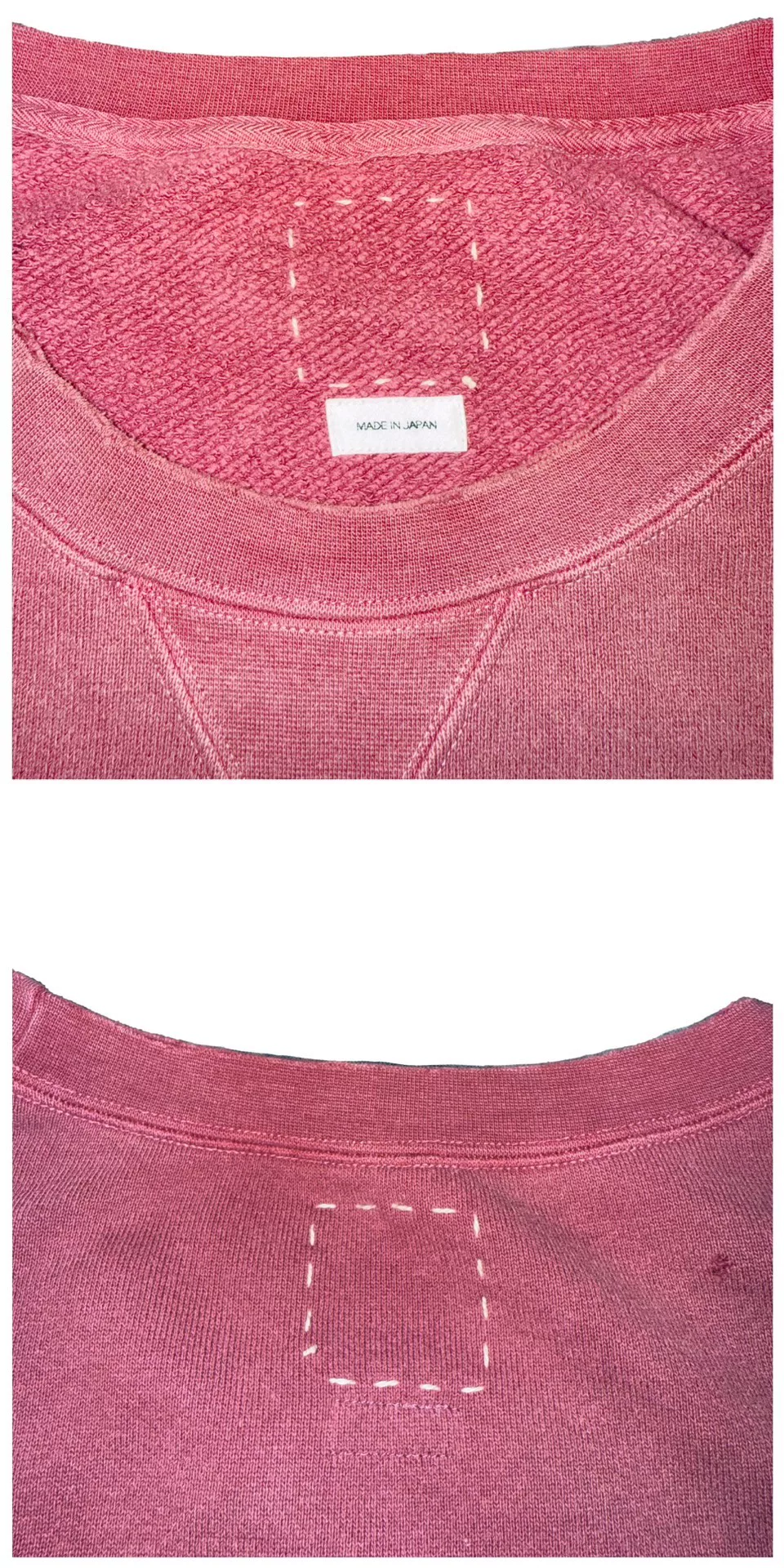 visvim 21AW JUMBO SWEAT 3/4 CRASH — label