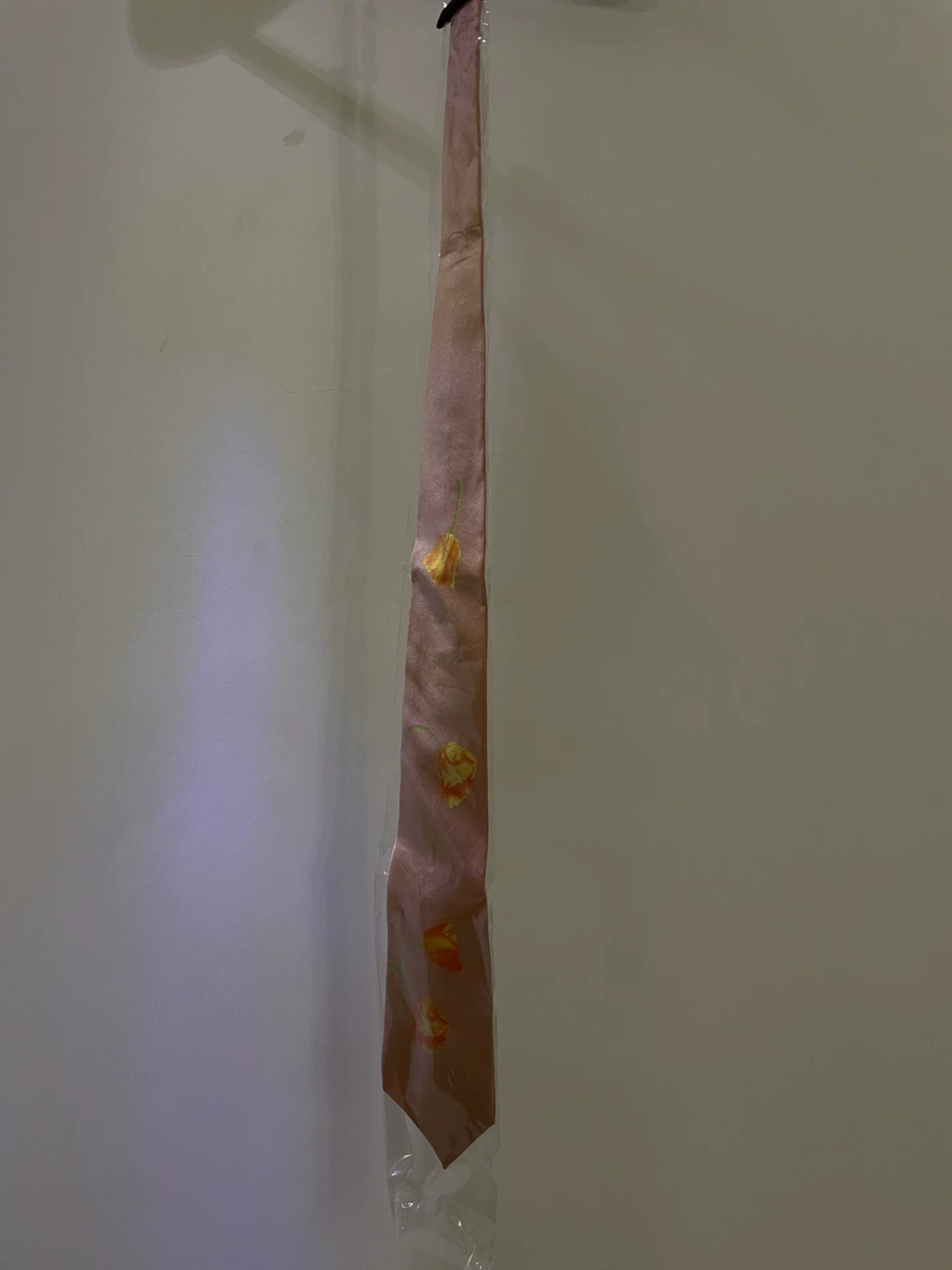 Yohji Yamamoto Floral Silk Tie