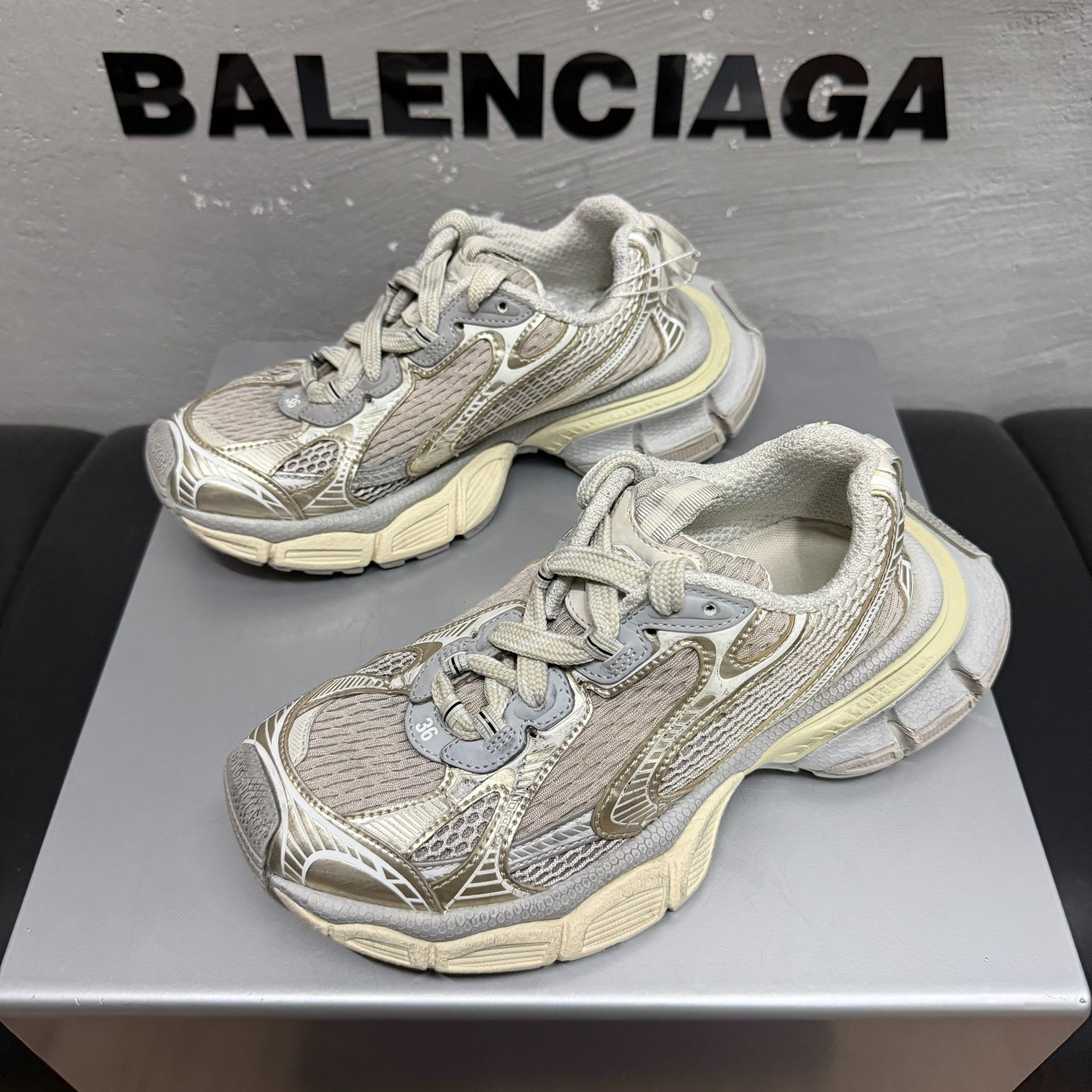 Balenciaga 3XL Distressed Dad Shoes
