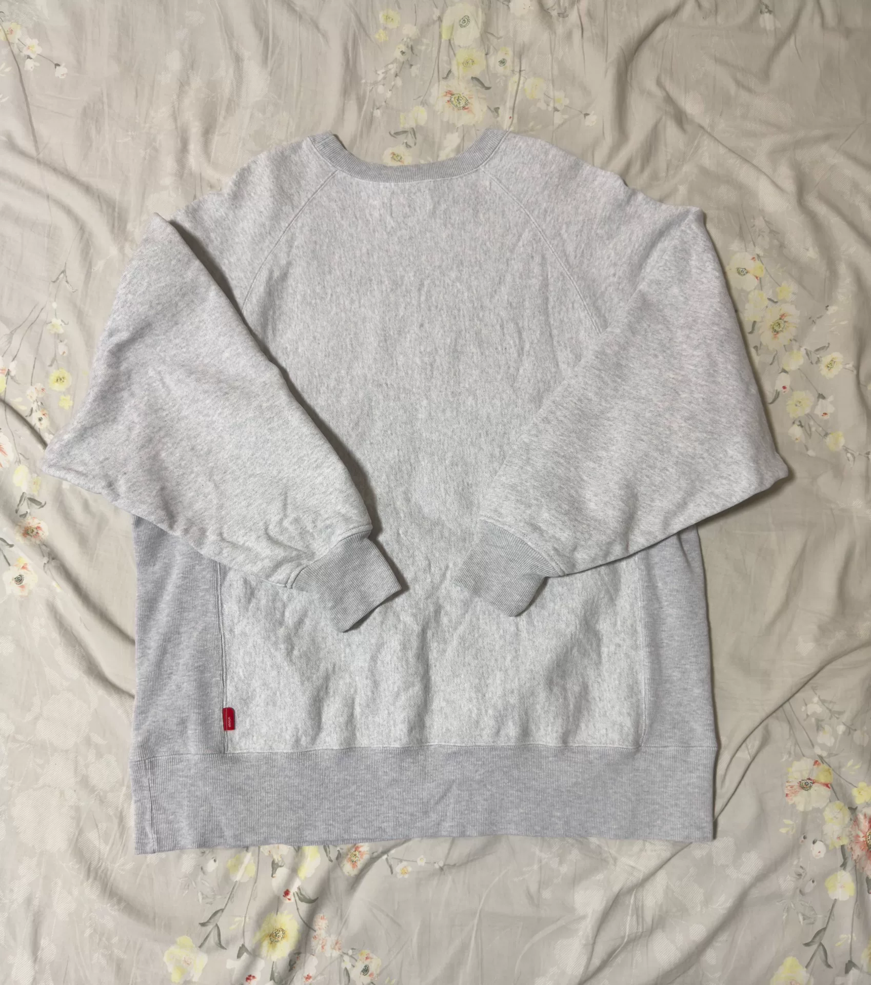 WTAPS 17AW Gray Round-Neck Sweatshirt — front