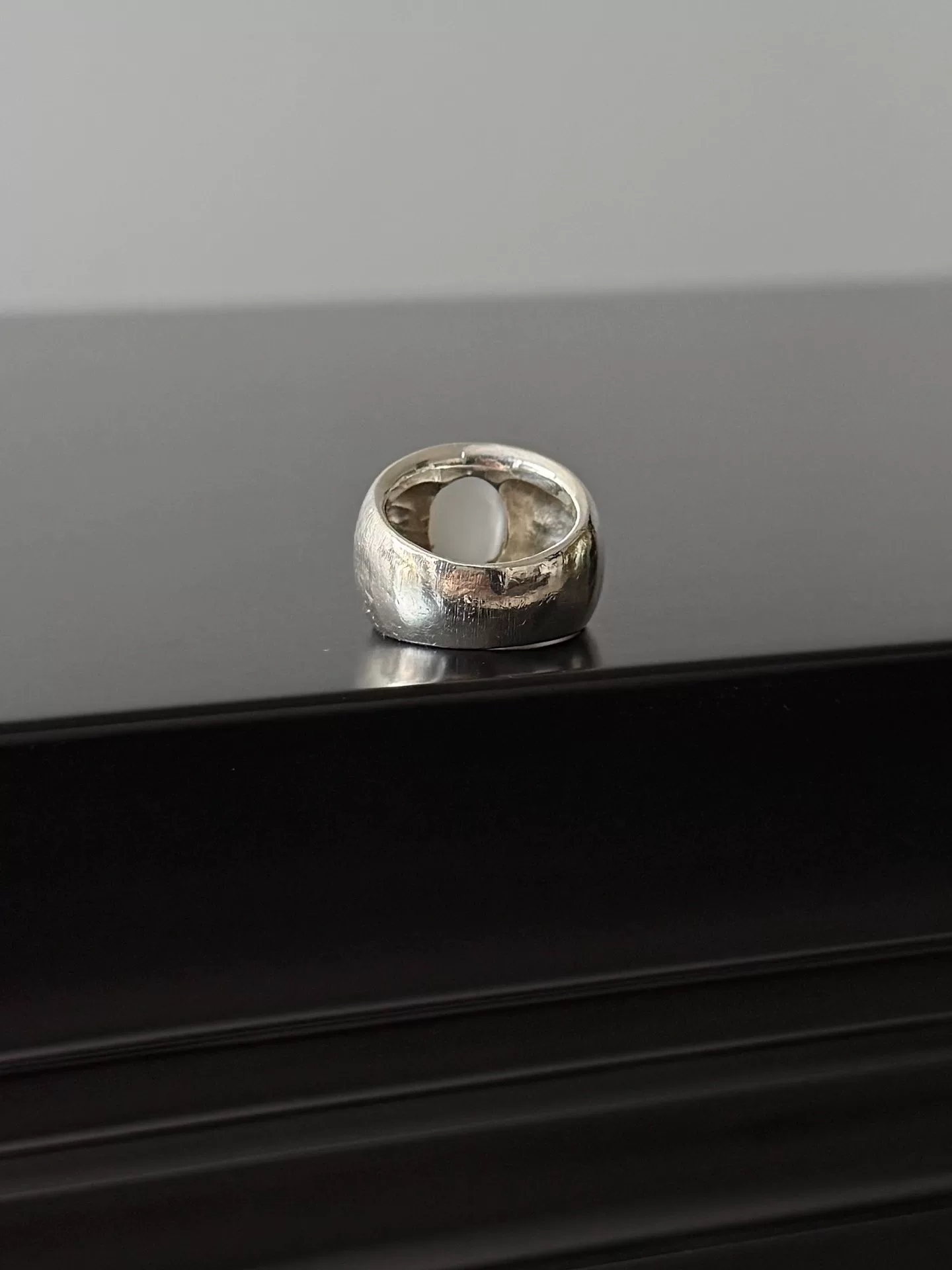 Jean Paul Gaultier JPG Silver925 Cat Eye Ring — detail
