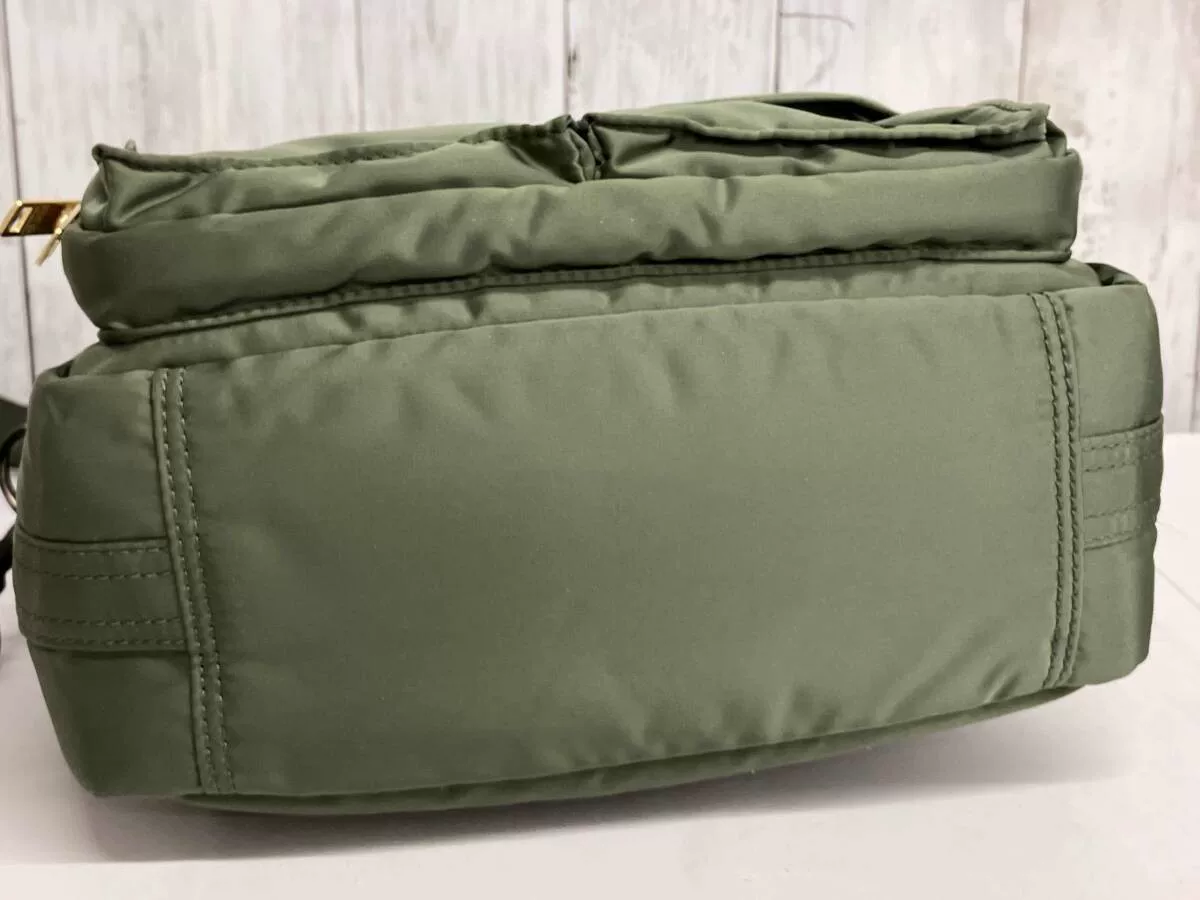 Porter Tanker Green Nylon Camera Bag — back