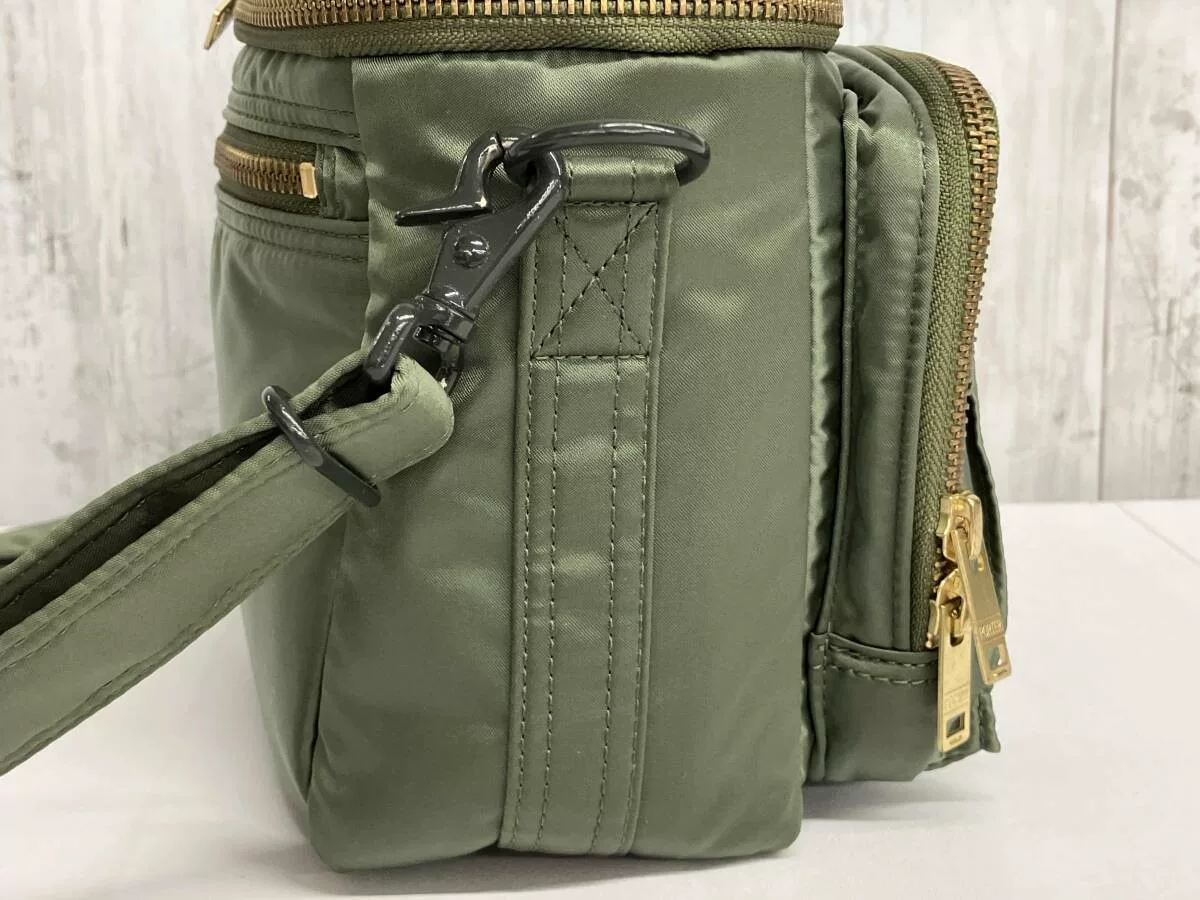 Porter Tanker Green Nylon Camera Bag — detail
