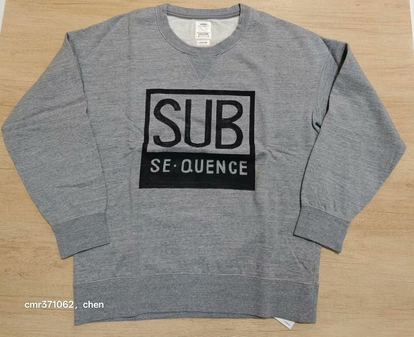 VISVIM JUMBO SWEAT CREW L/S (SUB)