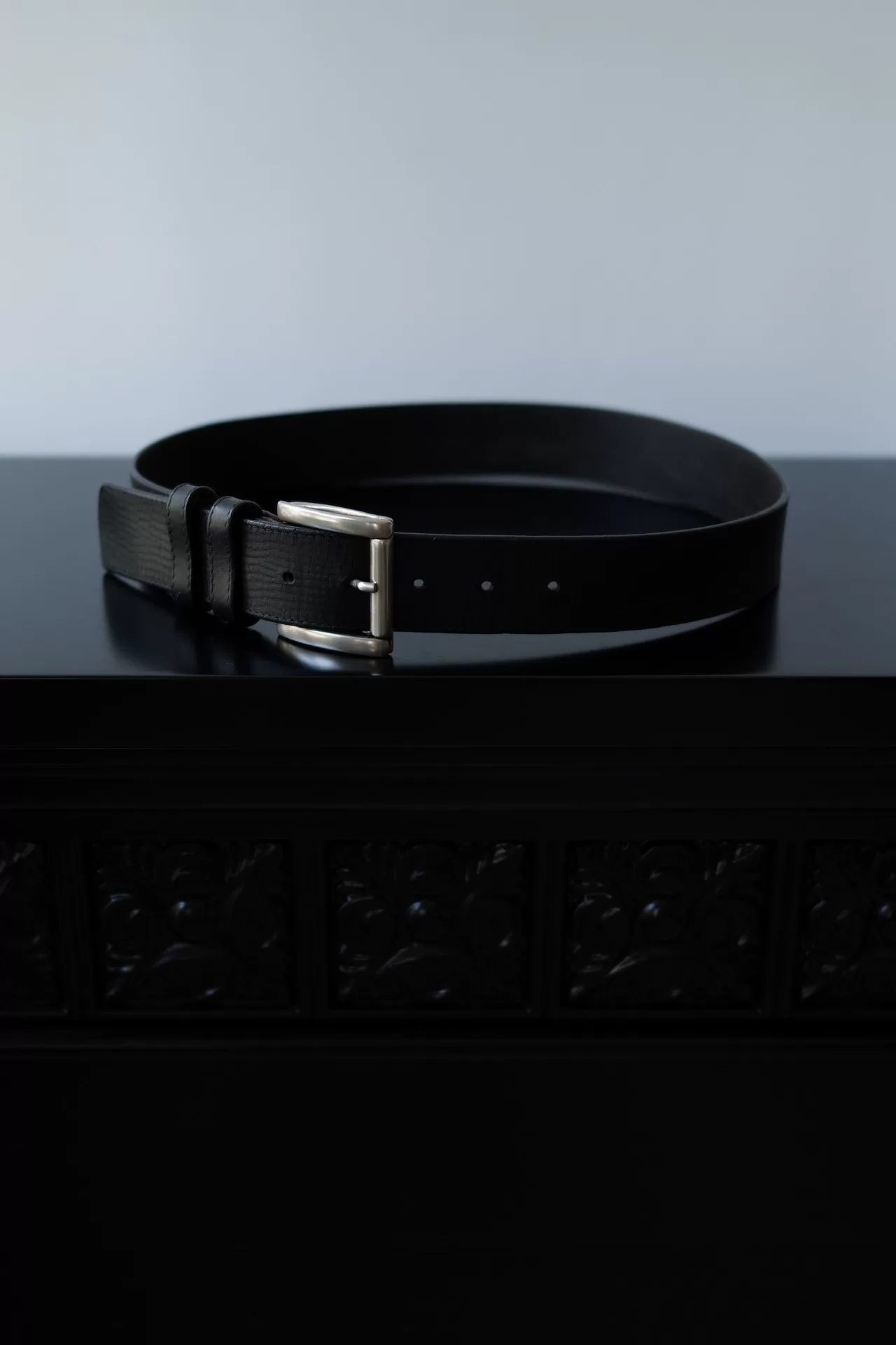 Yohji Yamamoto Wide Classic Leather Belt
