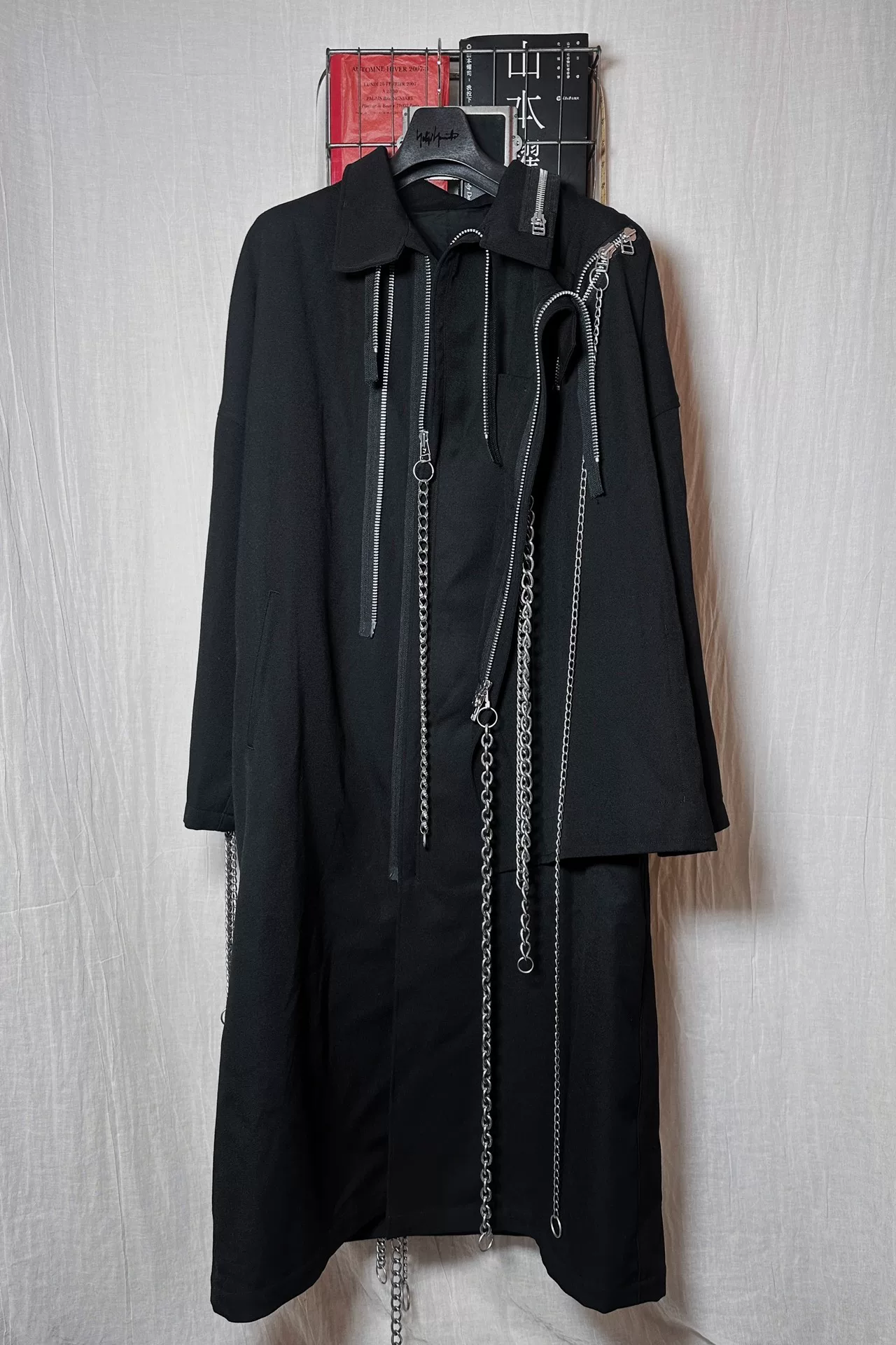 Yohji Yamamoto 20AW Chain GABA Coat — back