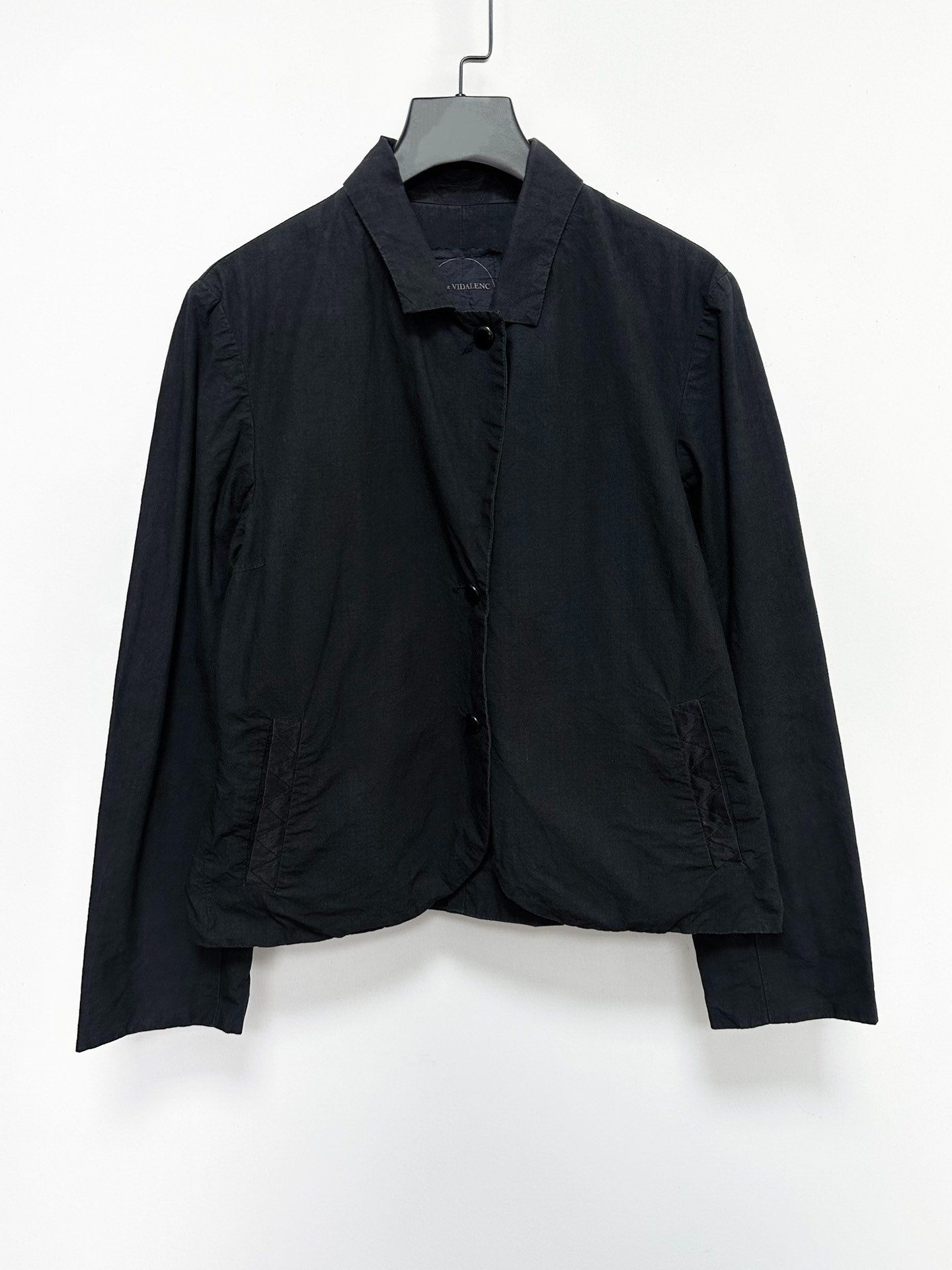 Chez Vidalenc Washed Cotton Silk Short Jacket