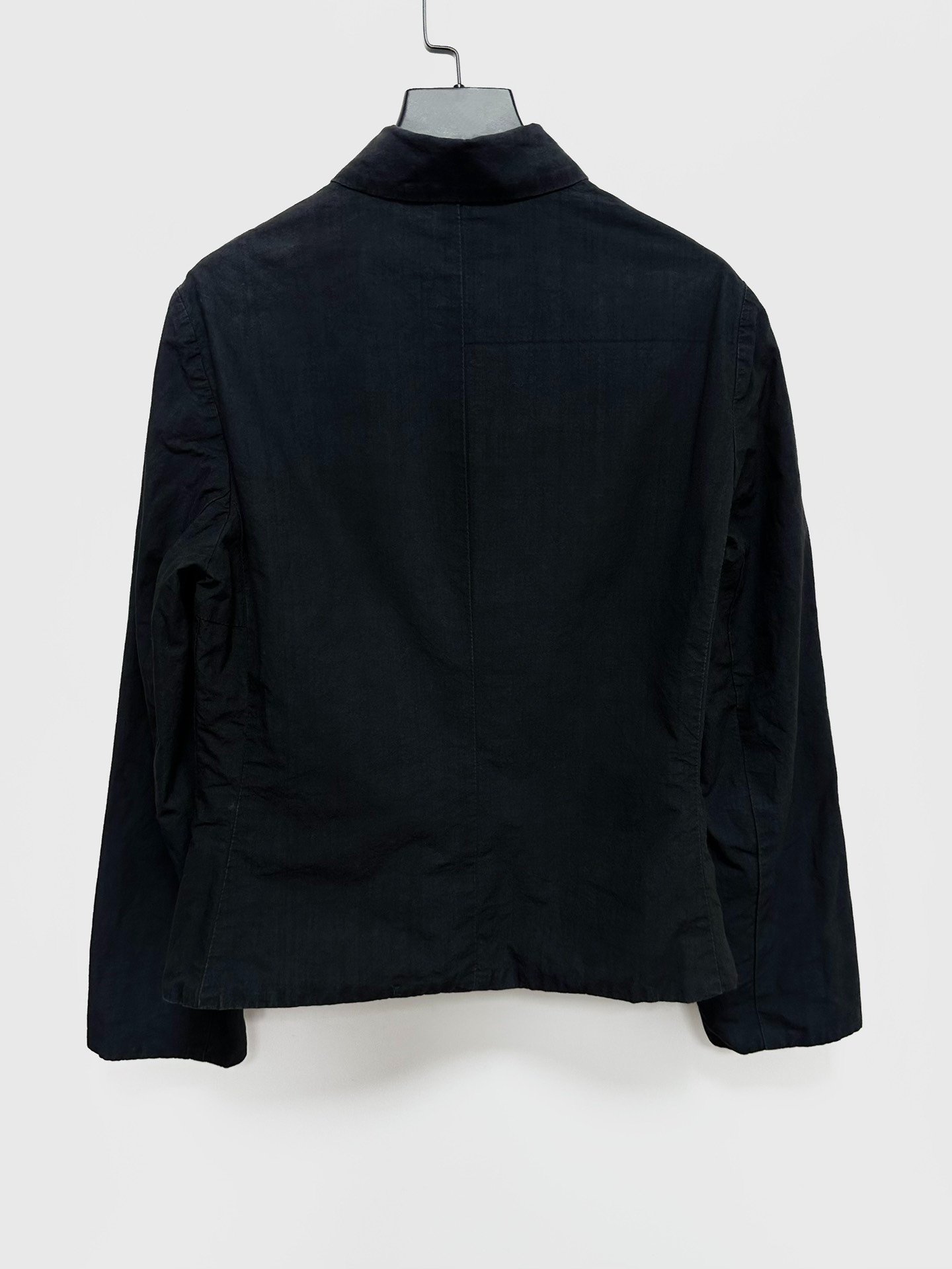 Chez Vidalenc Washed Cotton Silk Short Jacket — detail