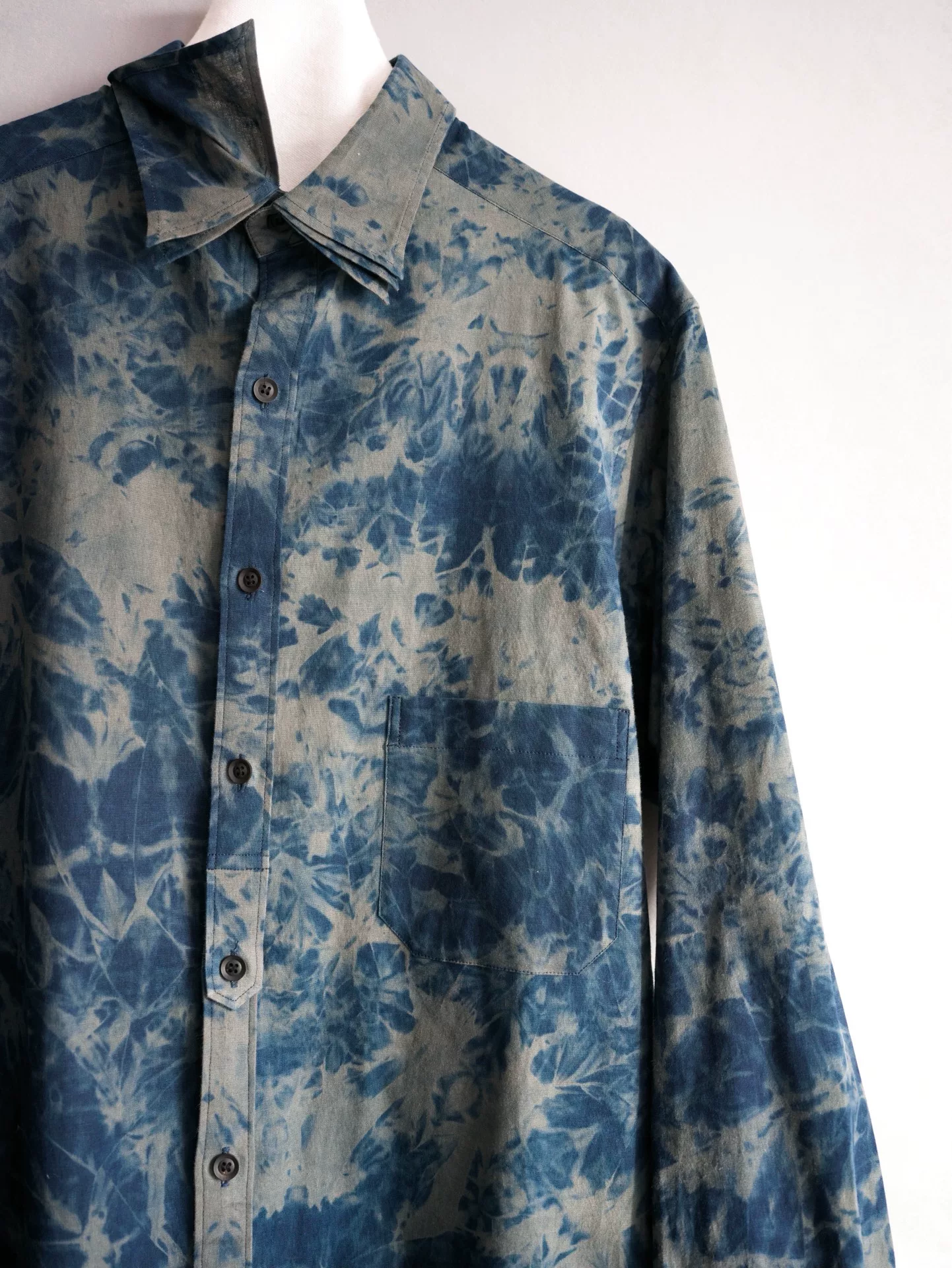 Yohji Yamamoto 23AW Ink Dye Shirt — label