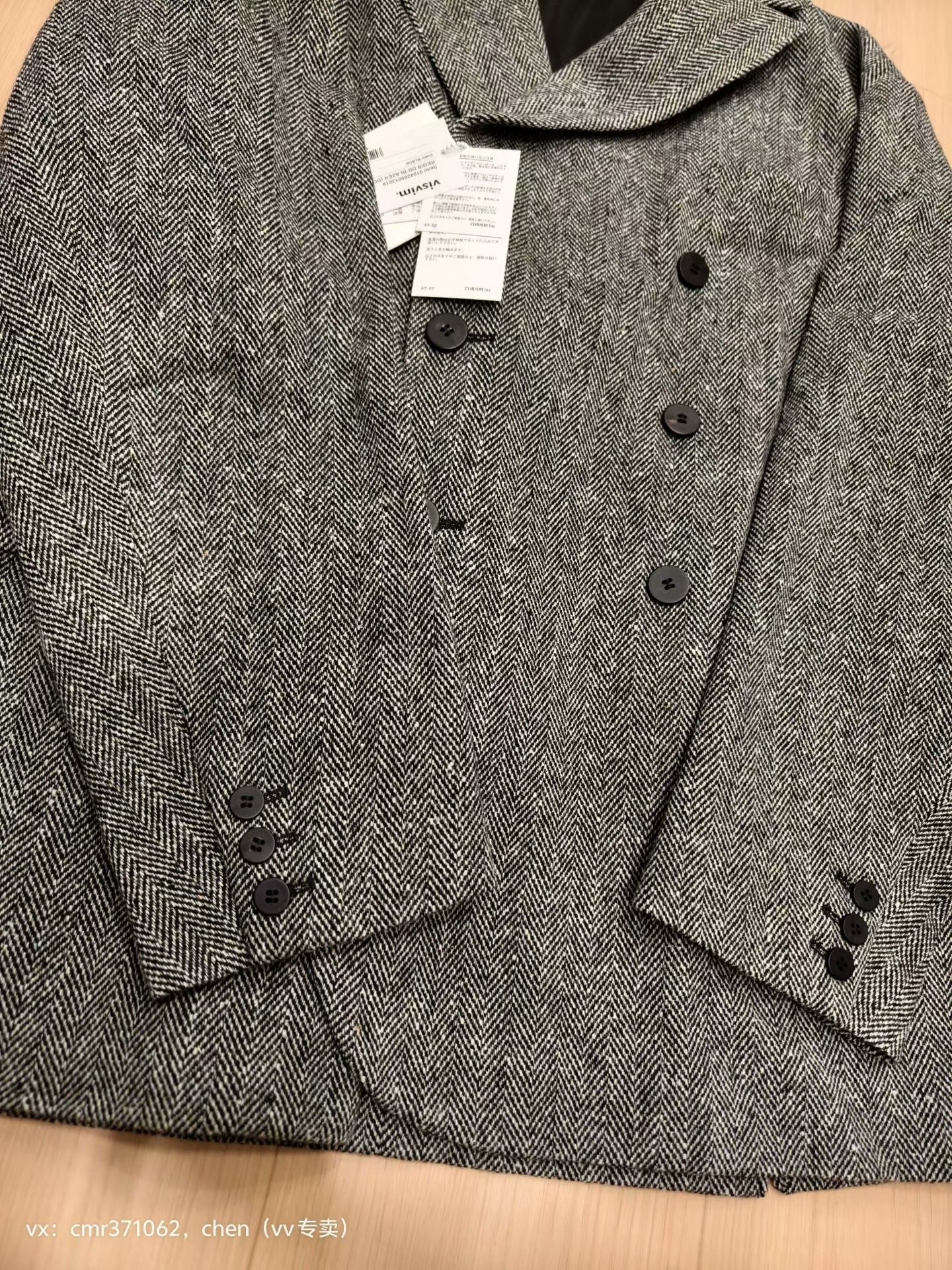 VISVIM 24AW REGIS DB Blazer — detail