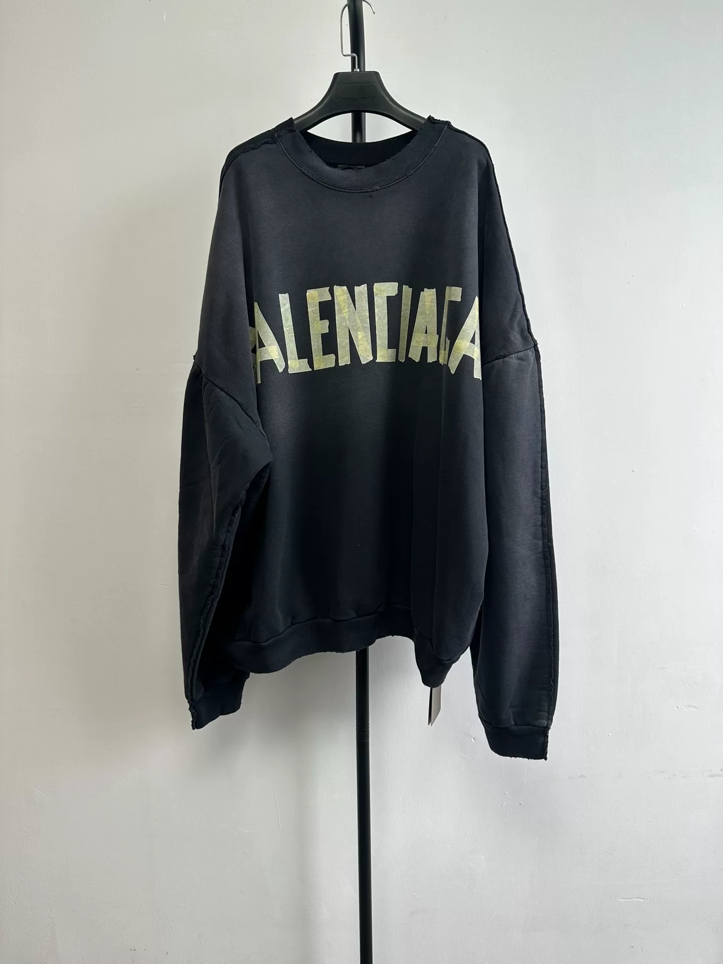 Balenciaga Gold Logo Crewneck Sweatshirt