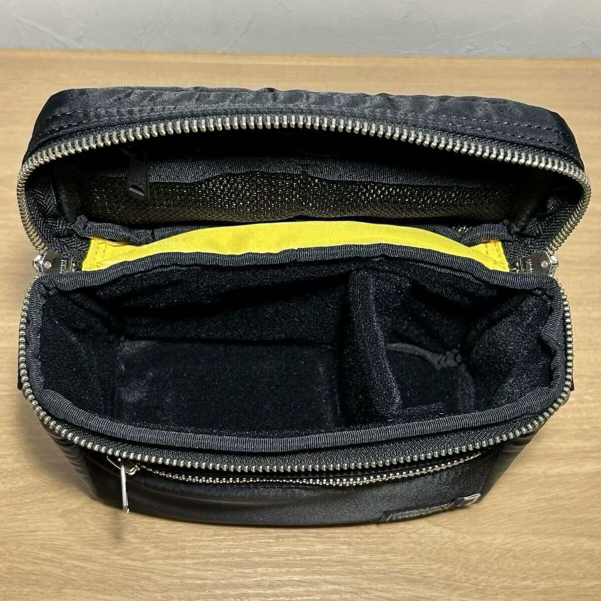 PORTER × Nikon Square Camera Bag — label