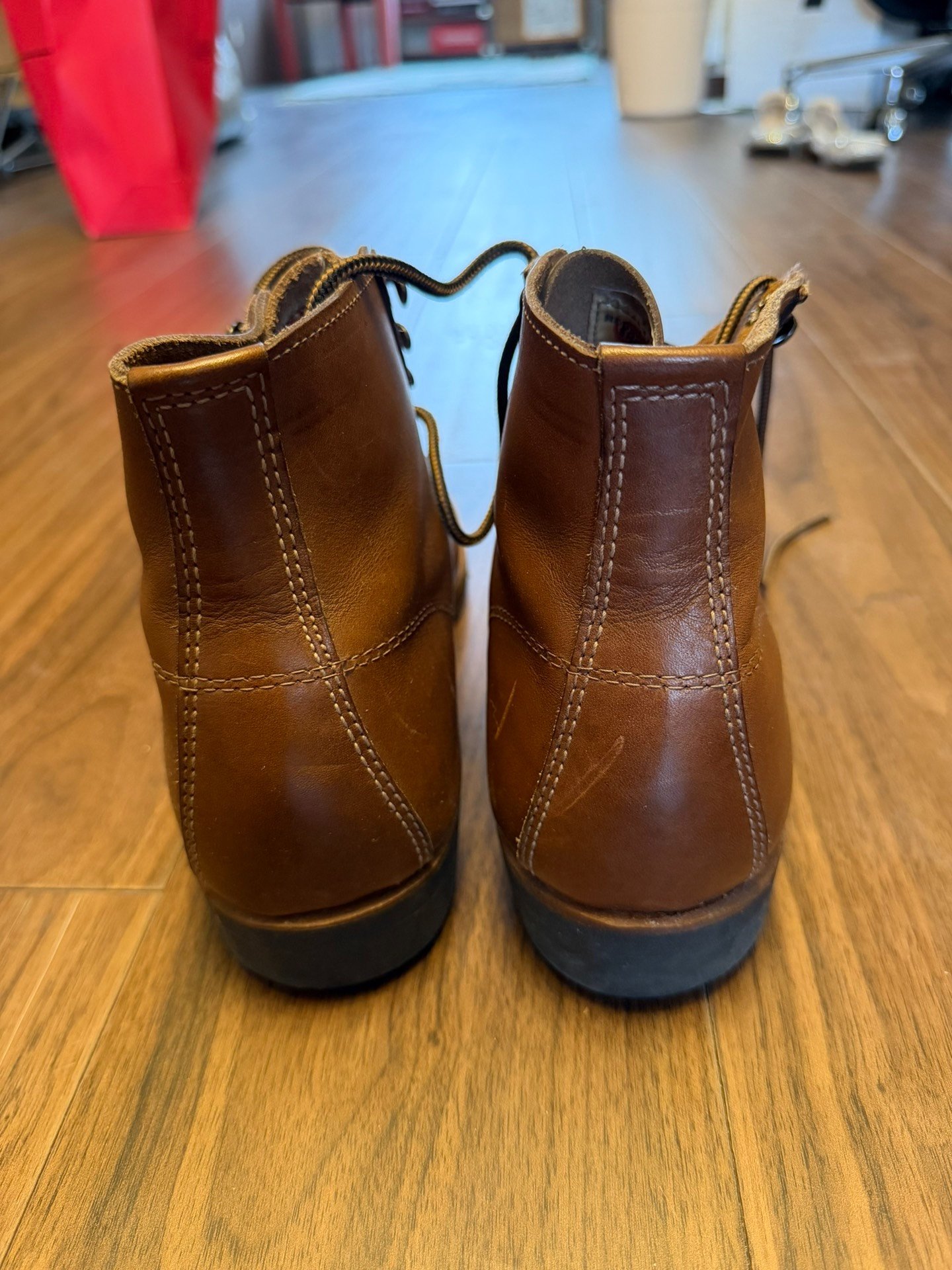 Red Wing 8826 Japan Limited Boxer Boots — label