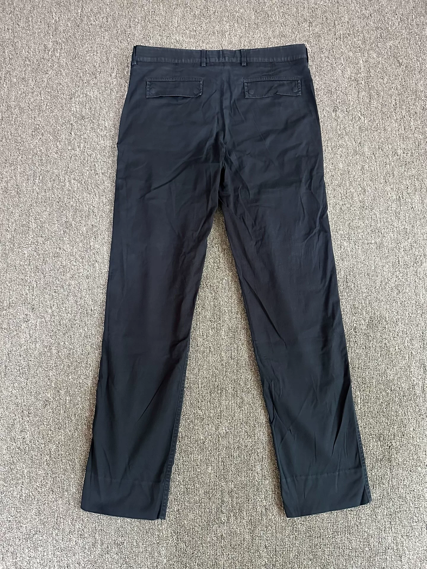 Dior Straight-Leg Side Zipper Jeans — front