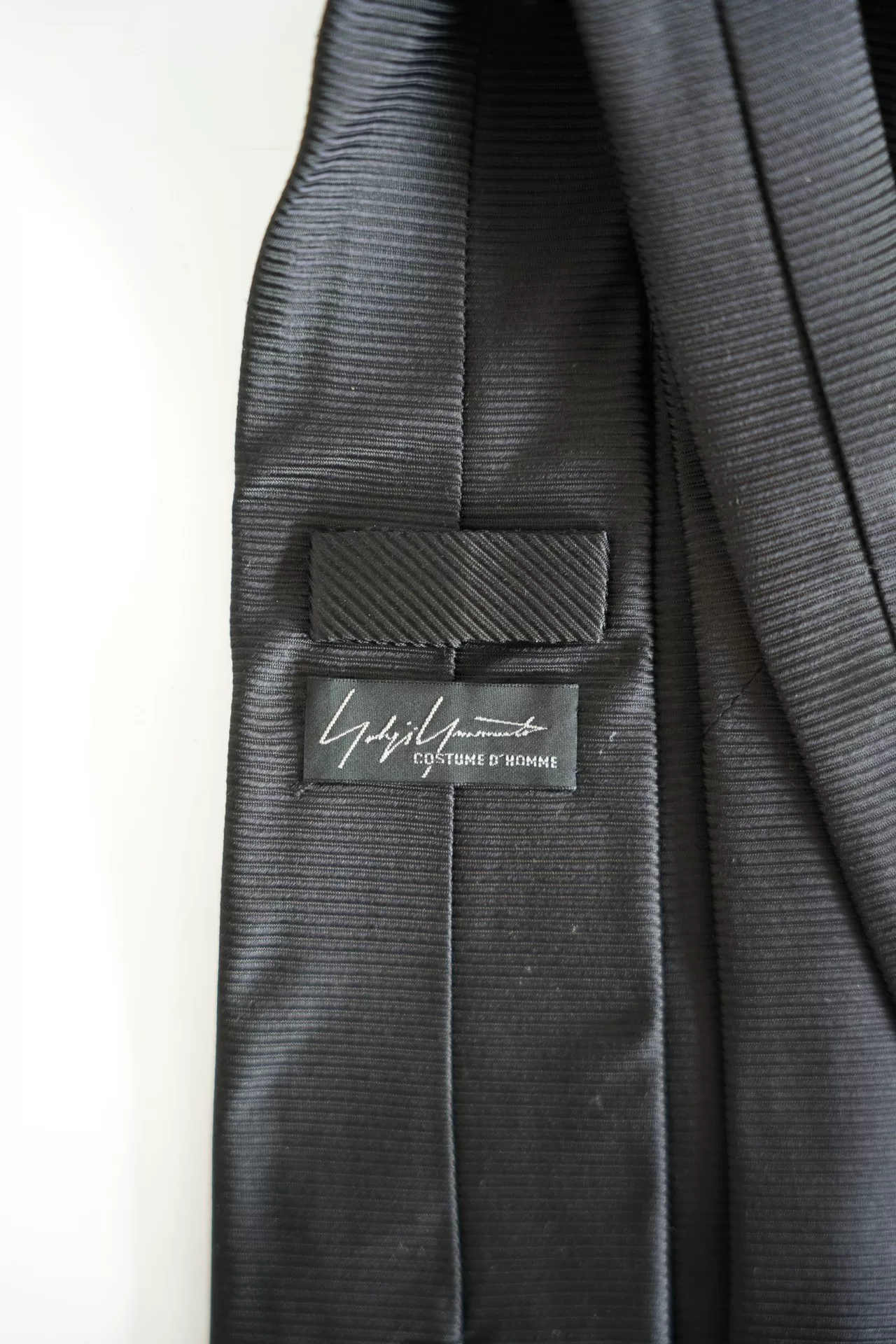 Yohji Yamamoto Gradient Polka Dot Silk Tie — front