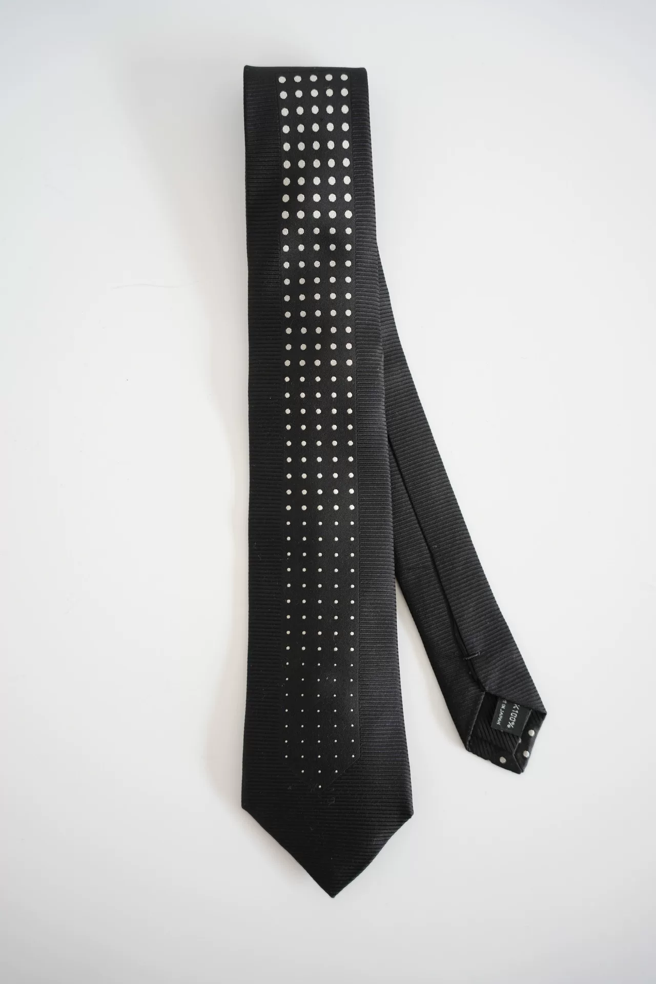 Yohji Yamamoto Gradient Polka Dot Silk Tie