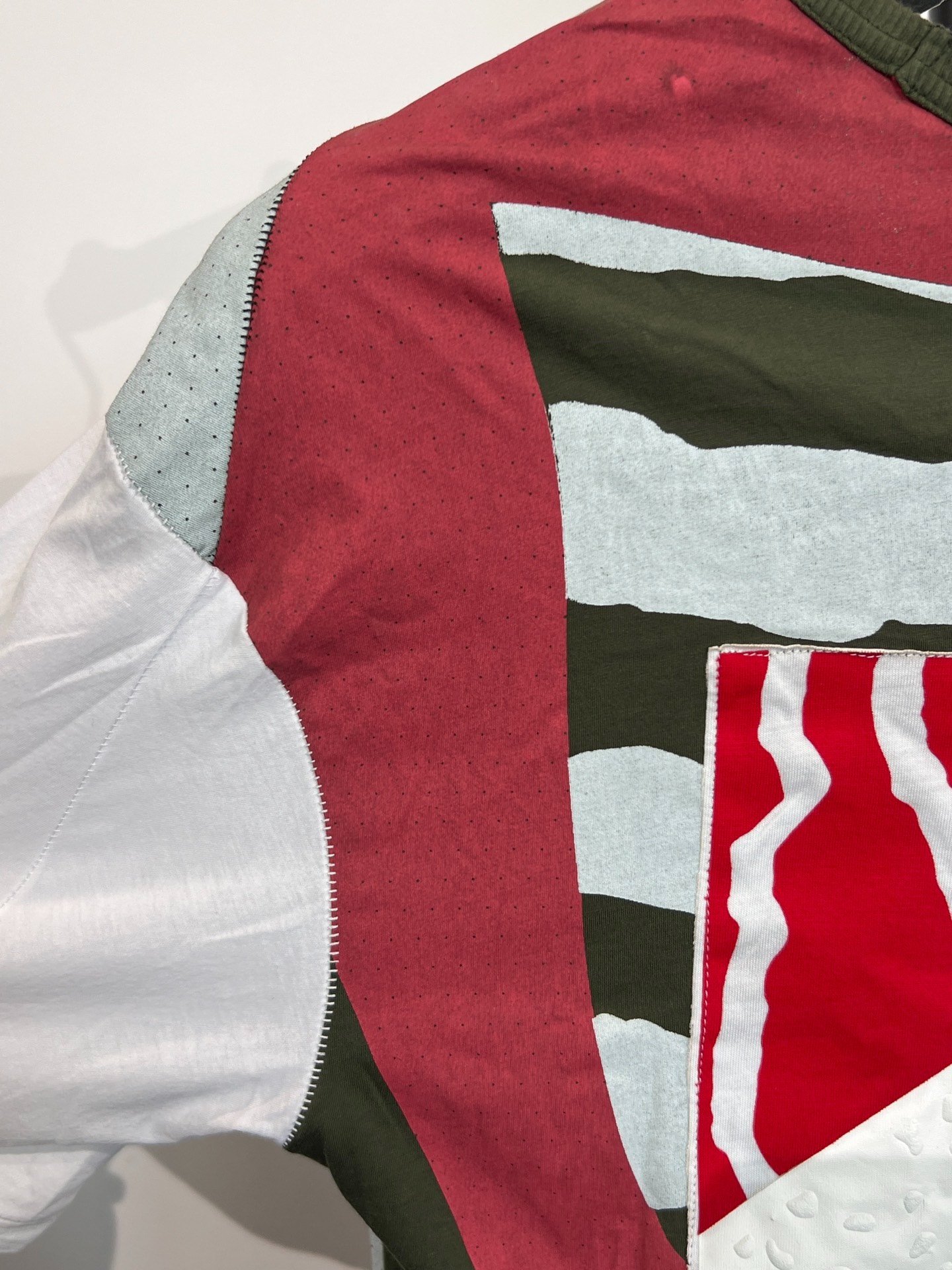 Boris Bidjan Saberi 11by bbs TS3 Patchwork T-shirt — label
