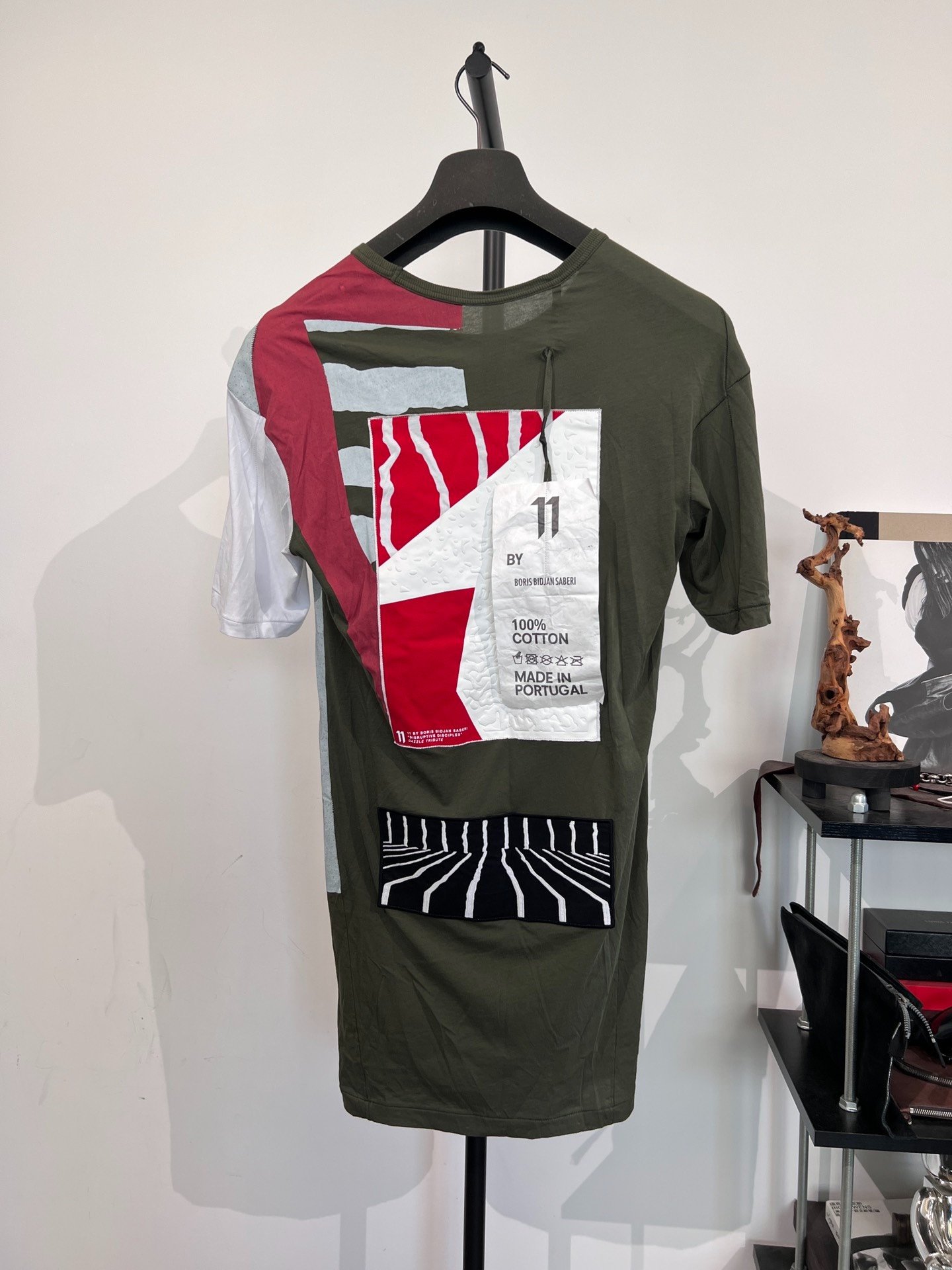 Boris Bidjan Saberi 11by bbs TS3 Patchwork T-shirt