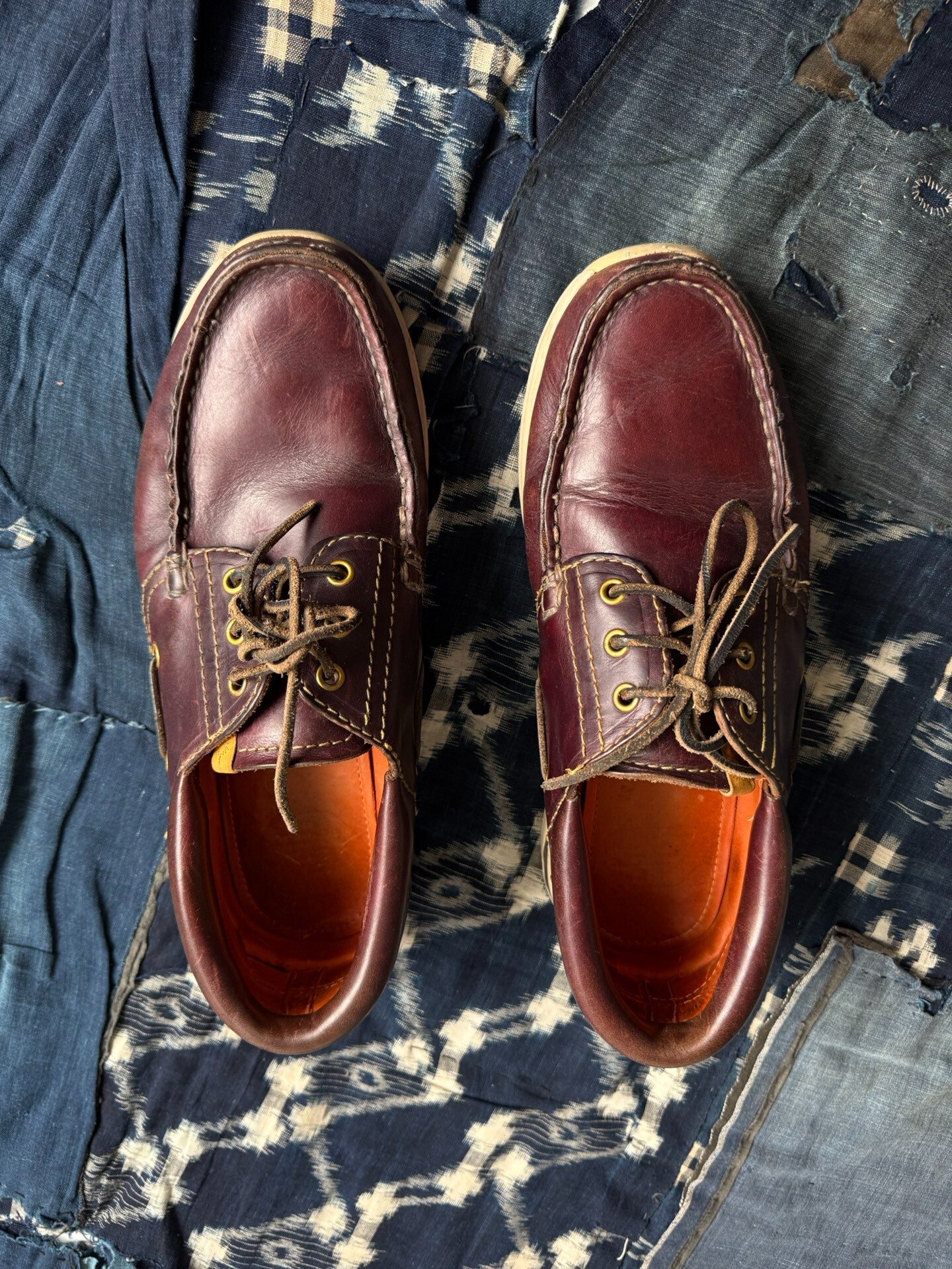 VISVIM Americana Deck Folk Shoes — label
