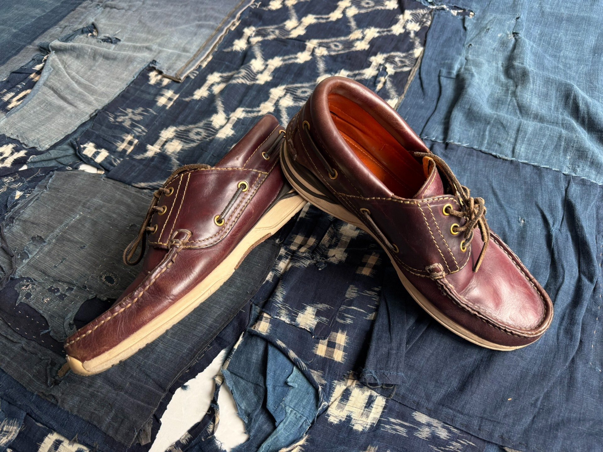 VISVIM Americana Deck Folk Shoes — front