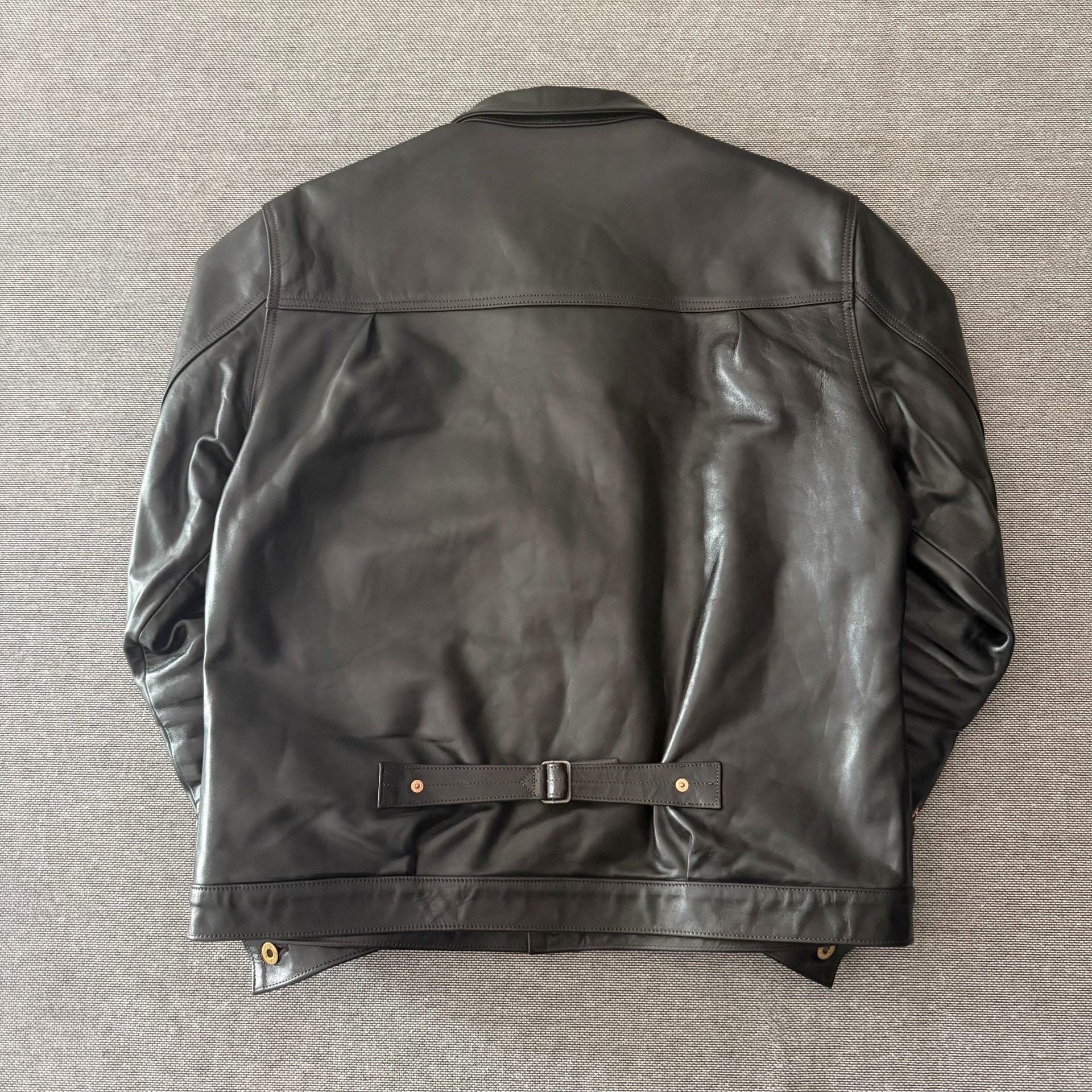 Double Helix Cowboy Horsehide Jacket — front