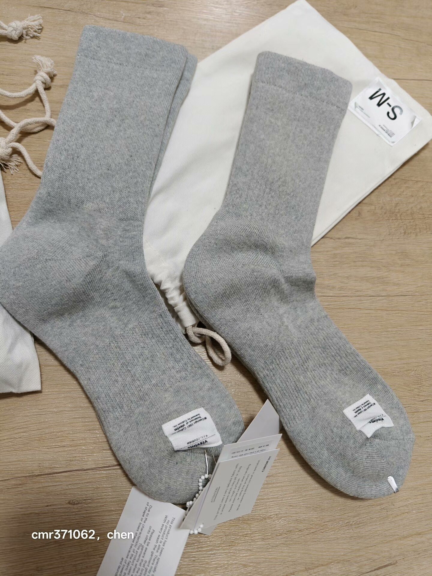 VISVIM 26SS ACHILLES SOCKS HI — back
