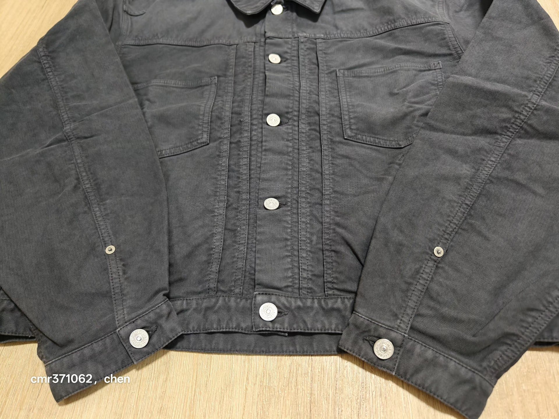VISVIM 26SS CHORE JKT G.CORDS — back