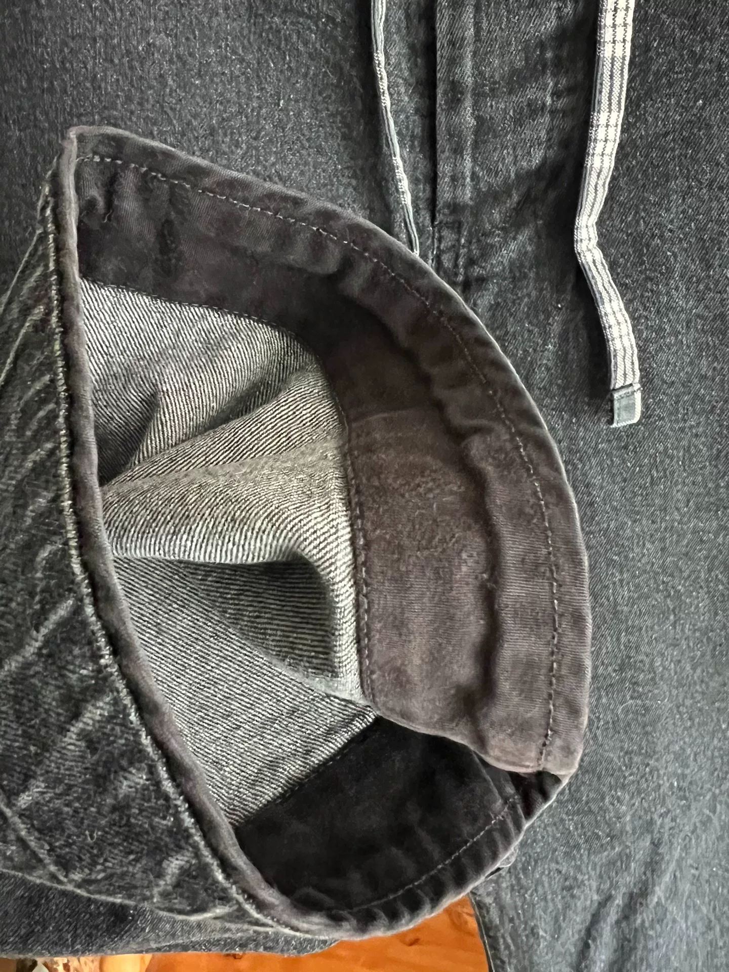 Porter Classic Kendo Denim Wide Pants — back