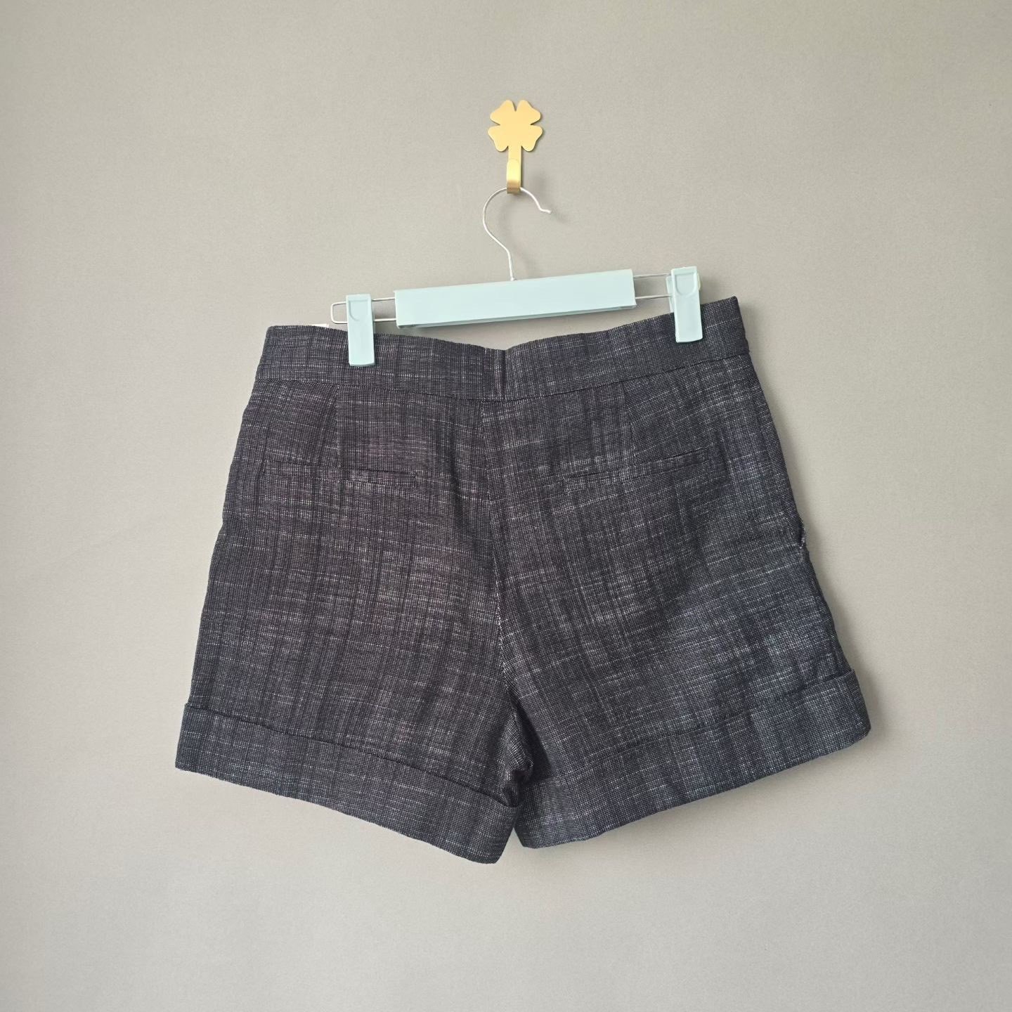 Dior Checkered Tailored Shorts — front