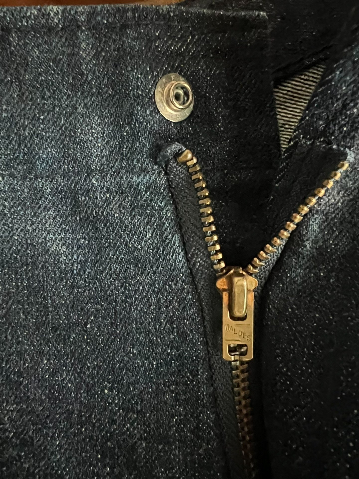 BDP Denim Work Pants — label
