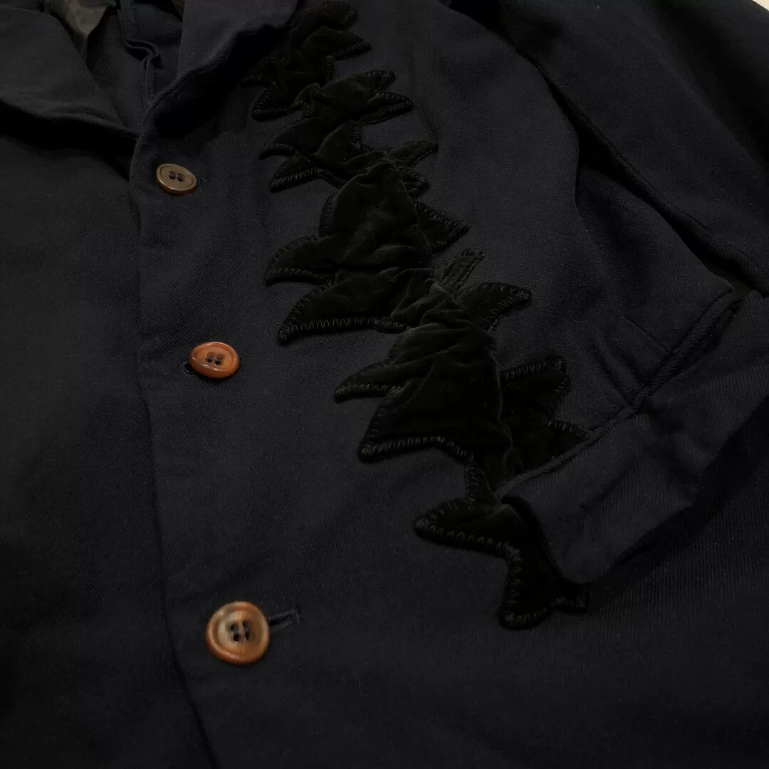 Comme des Garçons 06FW Velvet Show Coat — back