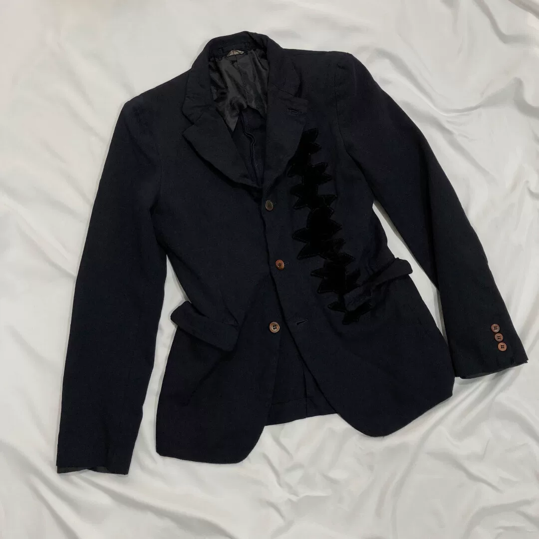 Comme des Garçons 06FW Velvet Show Coat — front