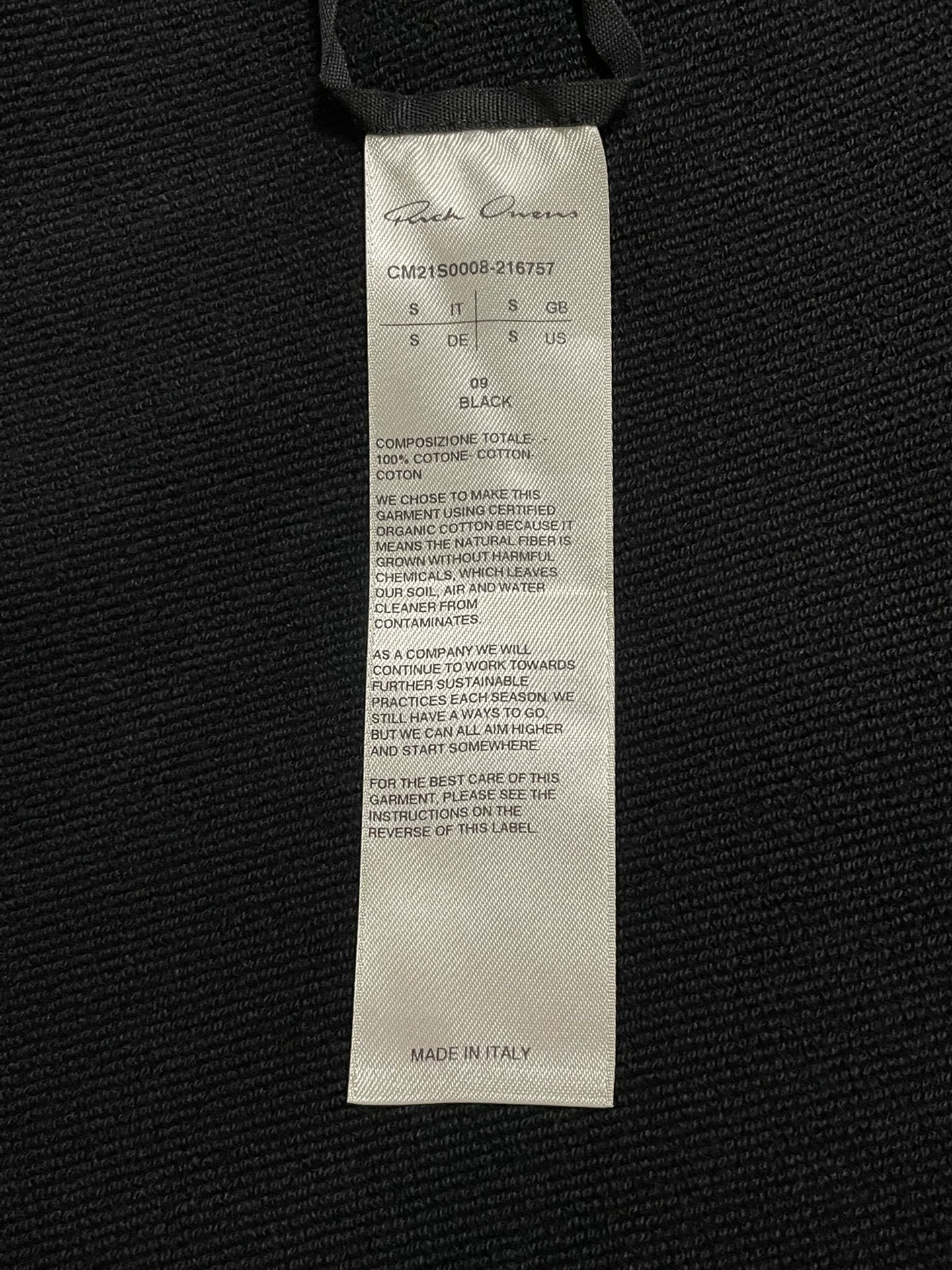 Rick Owens Champion Double-Hood Hoodie — detail