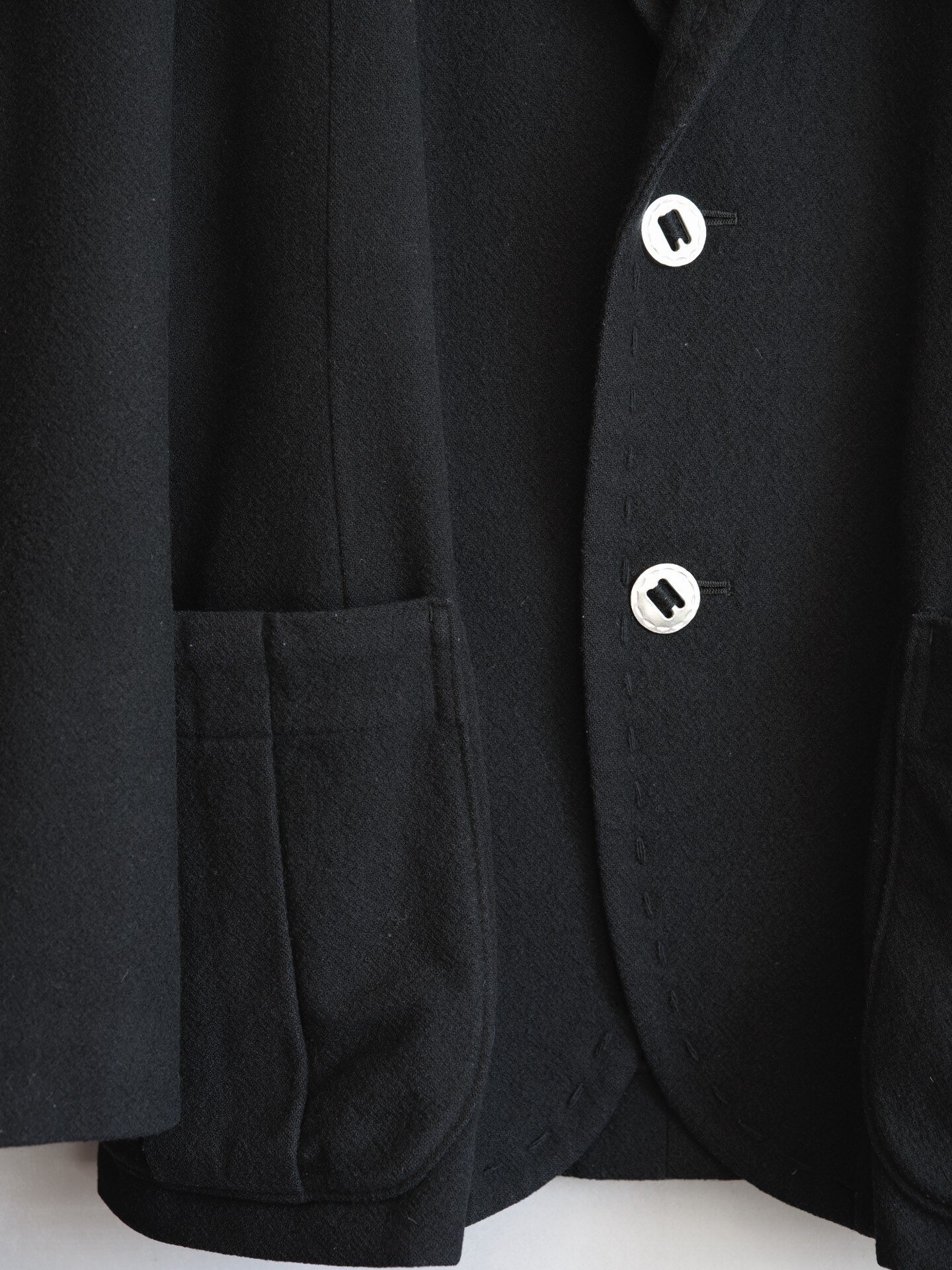 Yohji Yamamoto 05AW Hand-stitched Coat — back