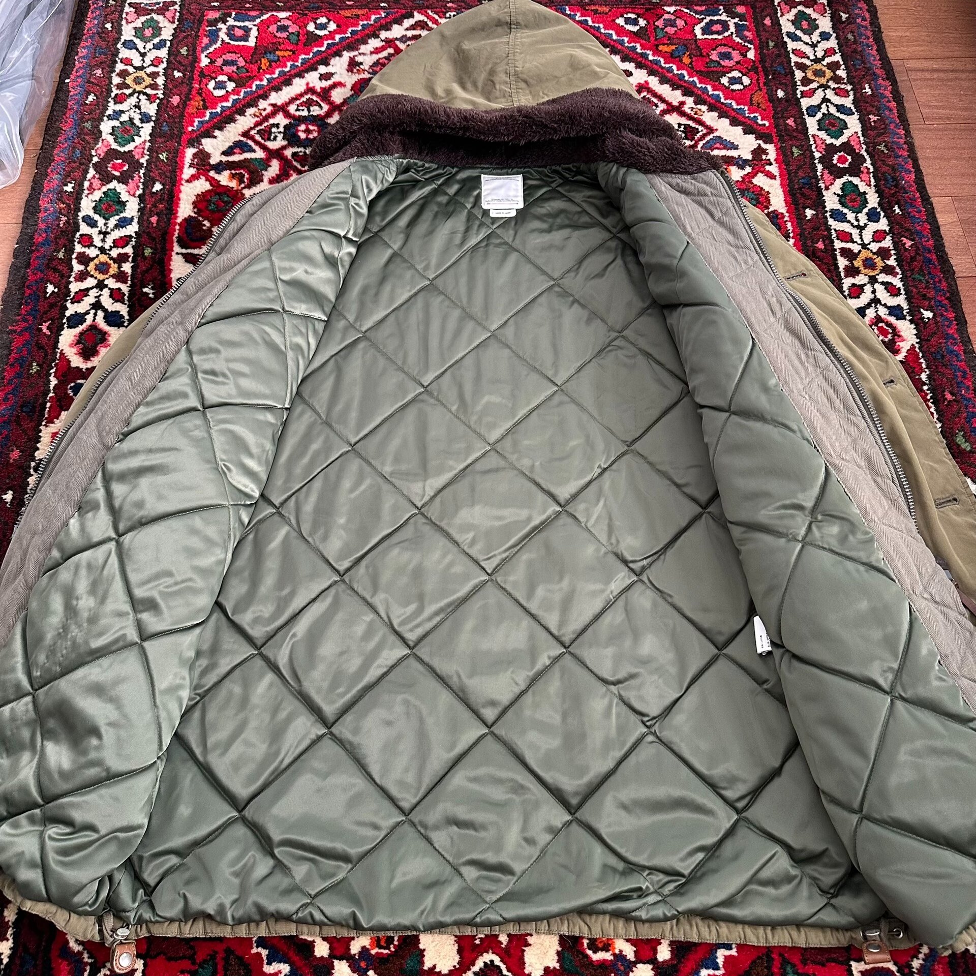 Visvim 19aw Wright Field Parka — detail