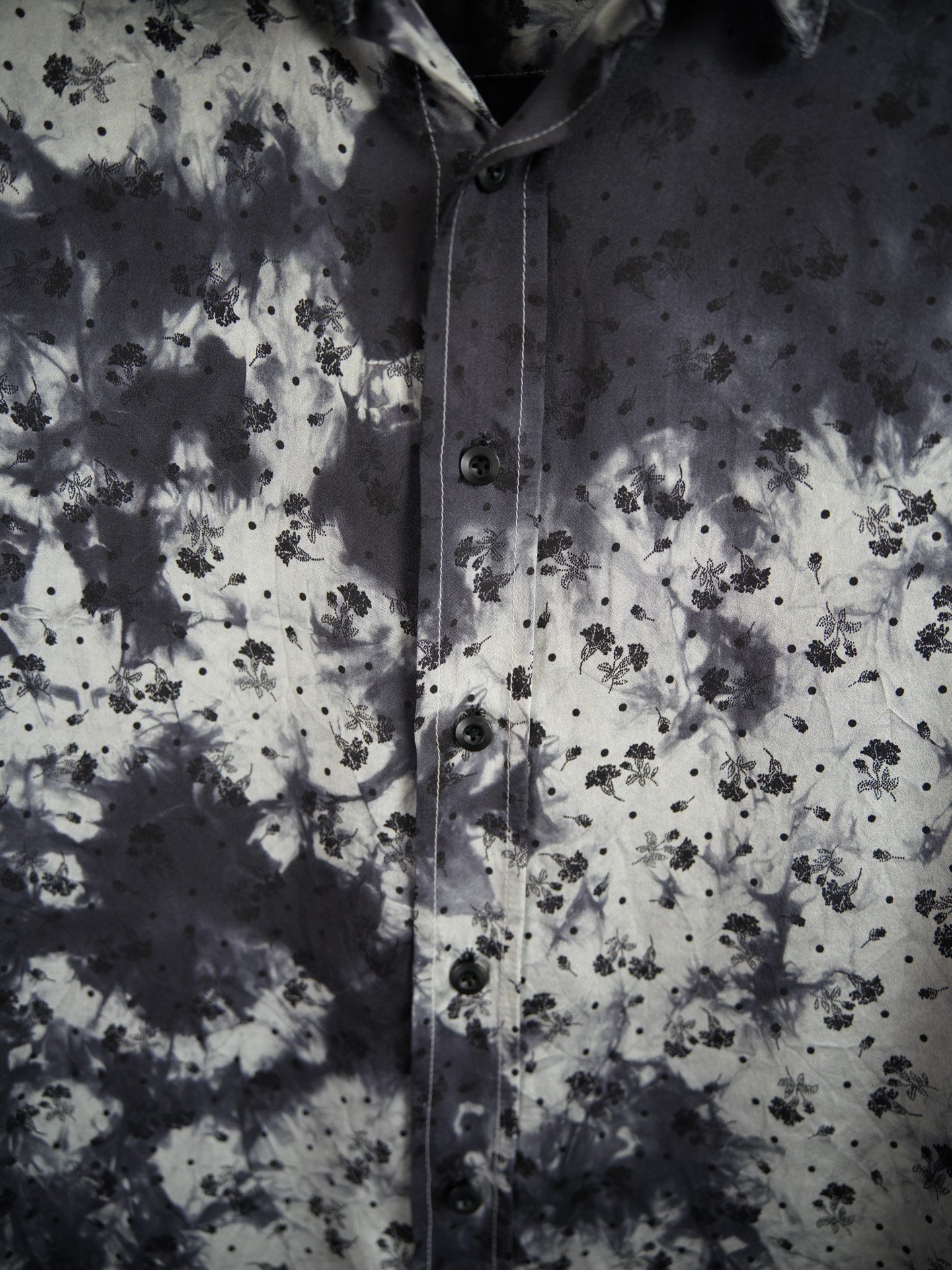 Geoffrey b.small Accident Dye Floral Shirt — back