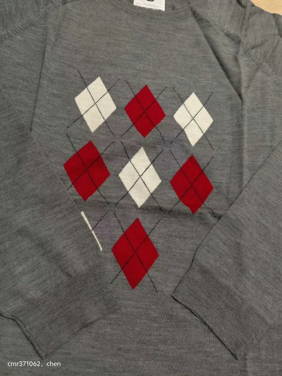 visvim diamante crew neck sweater — back