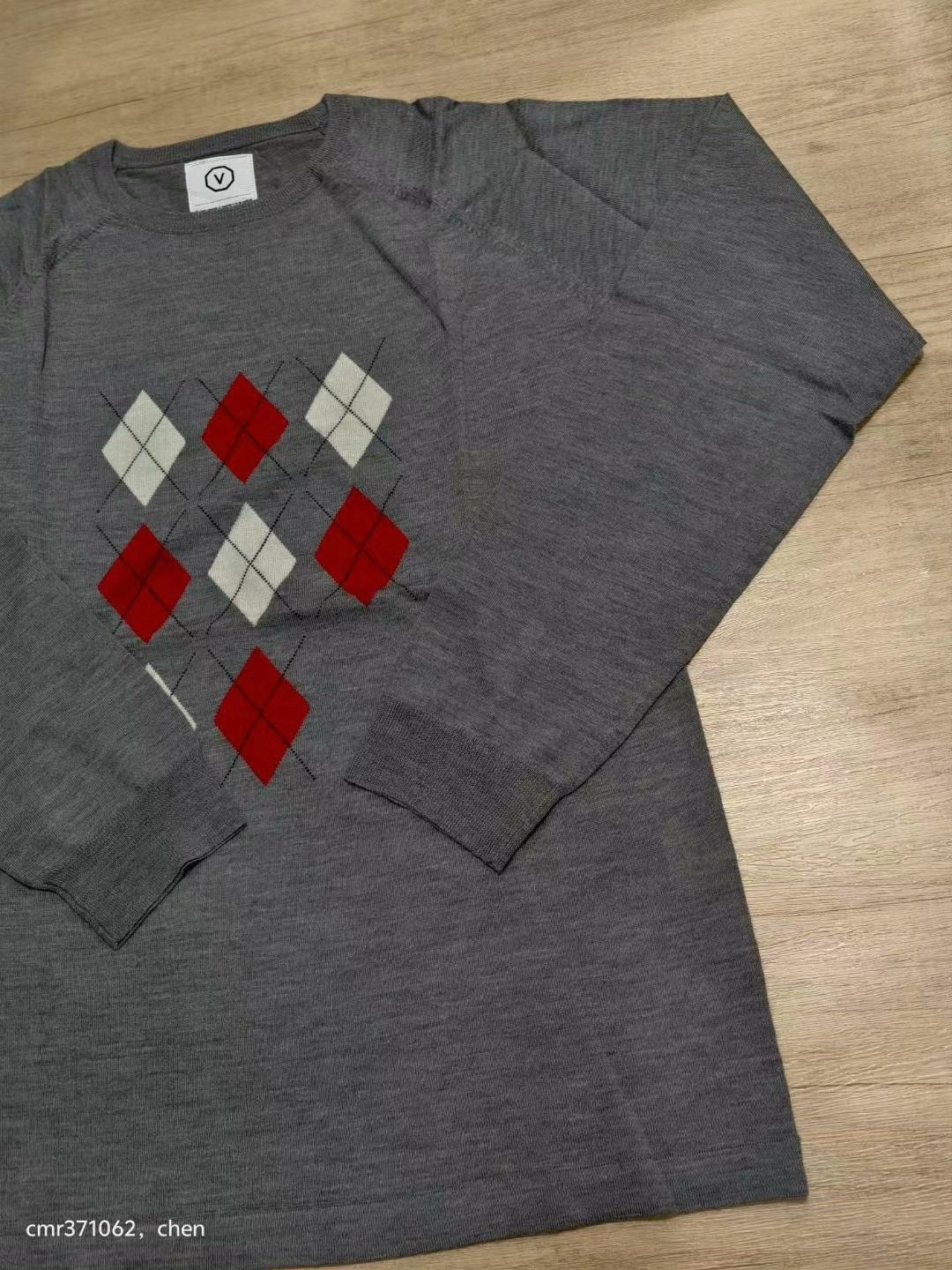 visvim diamante crew neck sweater — detail
