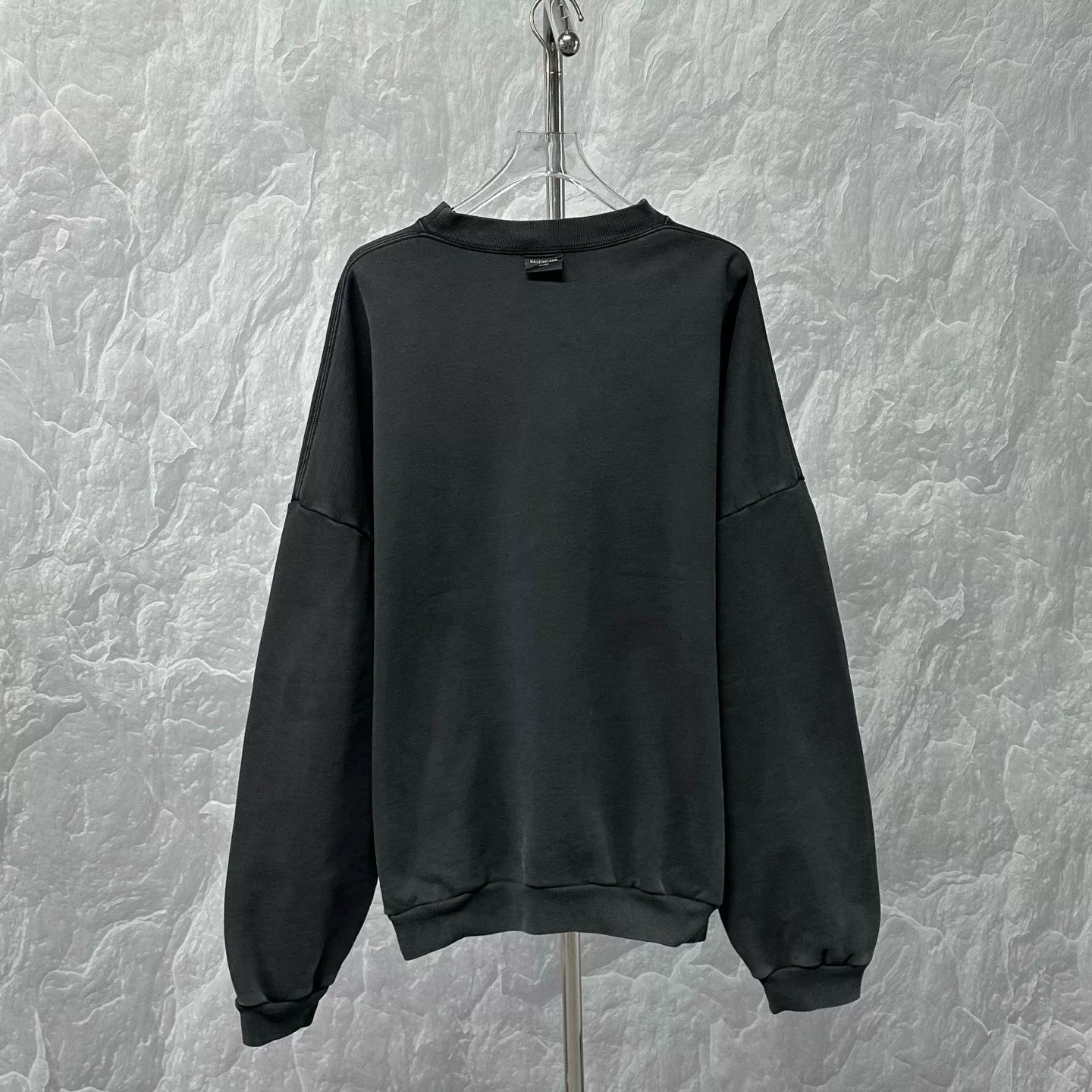 Balenciaga SS24 Embroidered Towel Sweatshirt XL — back