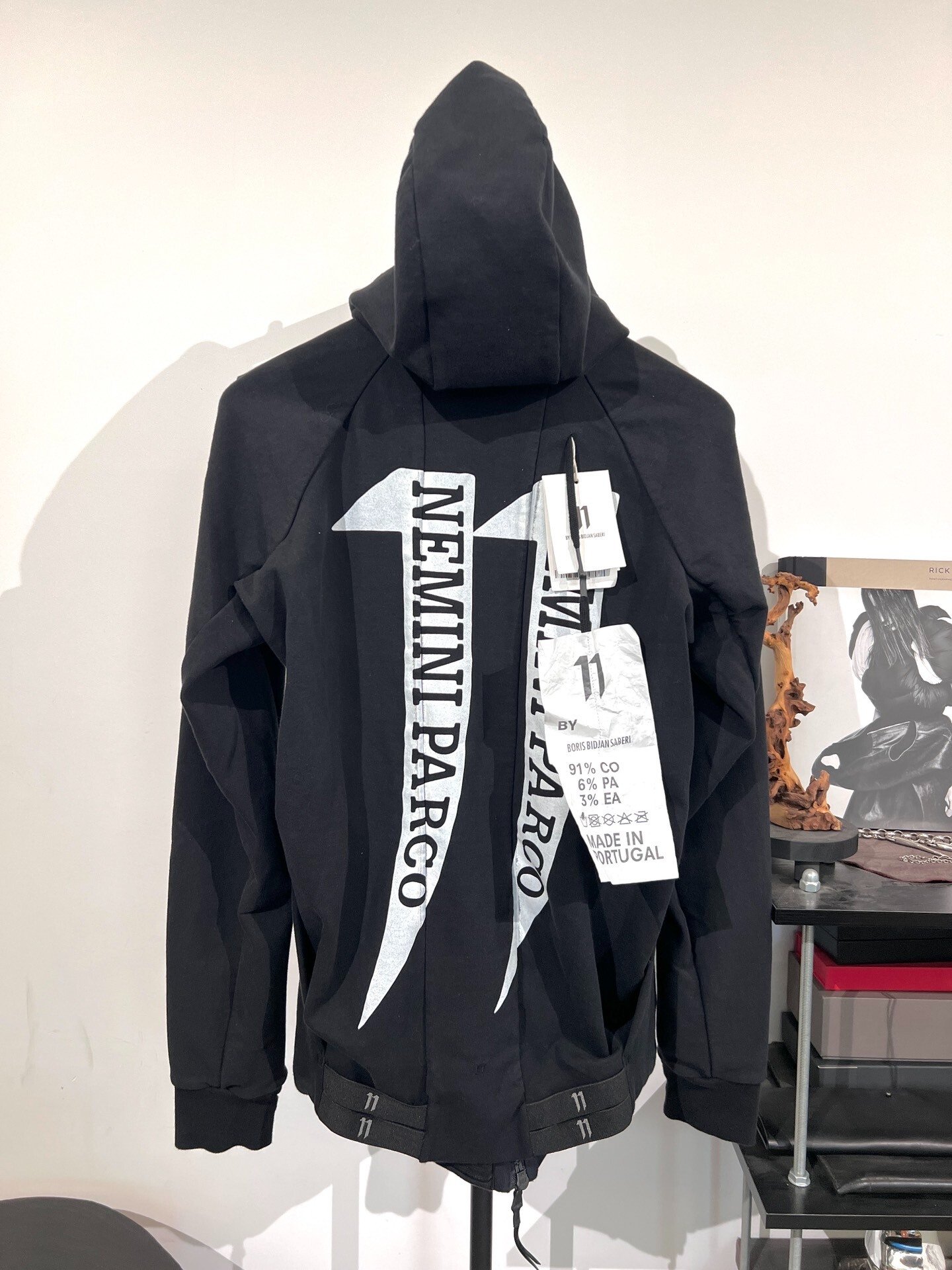 Boris Bidjan Saberi 11 Print Hooded Jacket