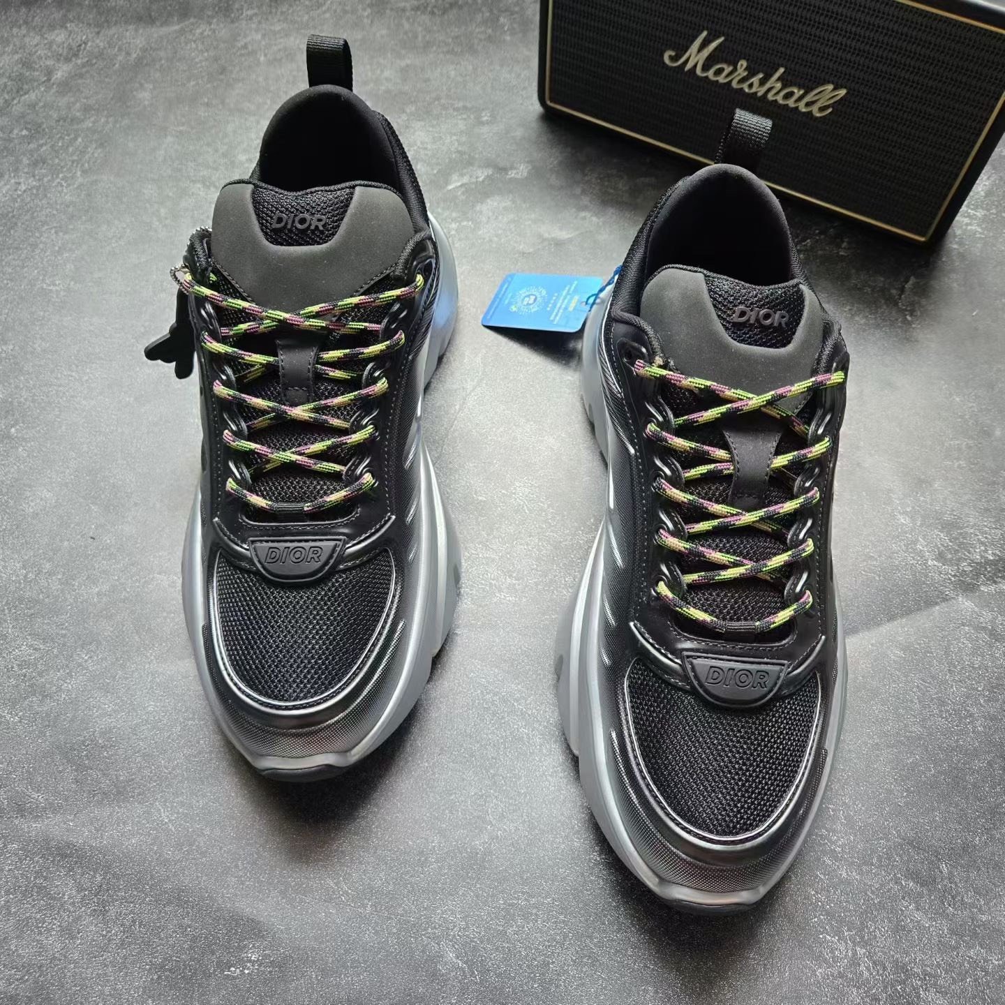 Dior B44 Lewis Hamilton Black Silver — front
