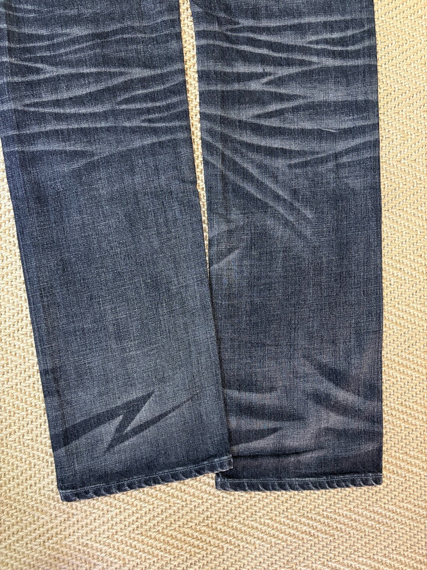 Neighborhood 07EX Narrow Distressed Jeans — detail