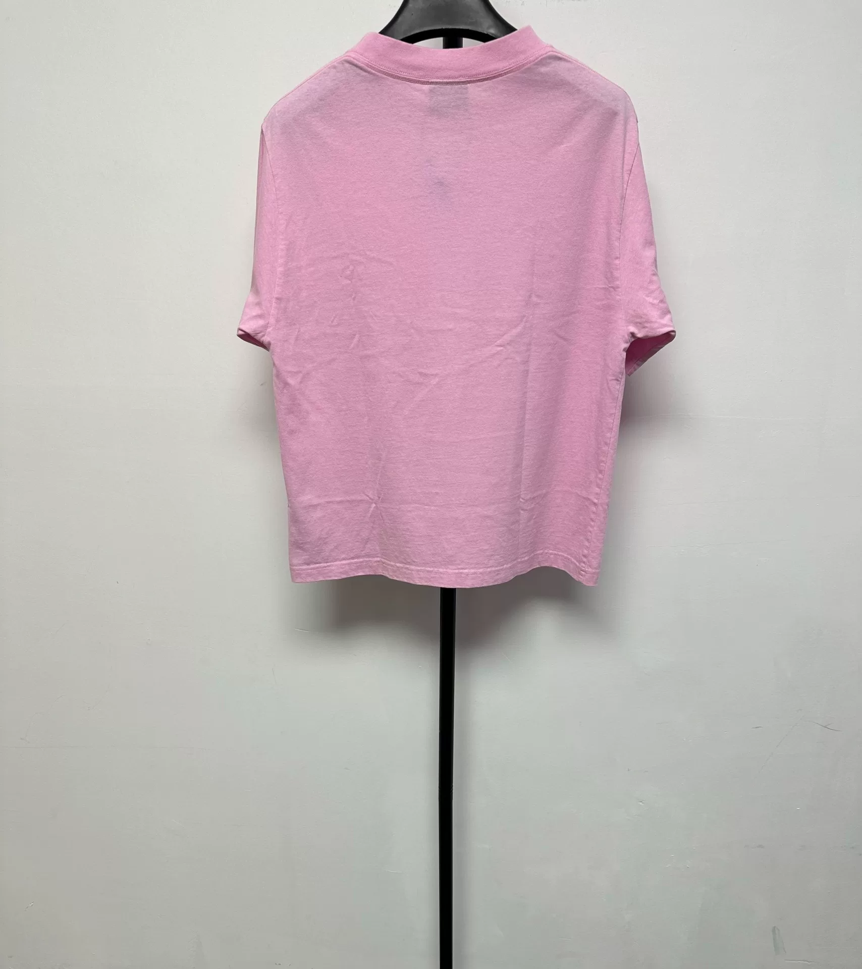 Balenciaga Round Neck Bow Short-Sleeve T-Shirt — front