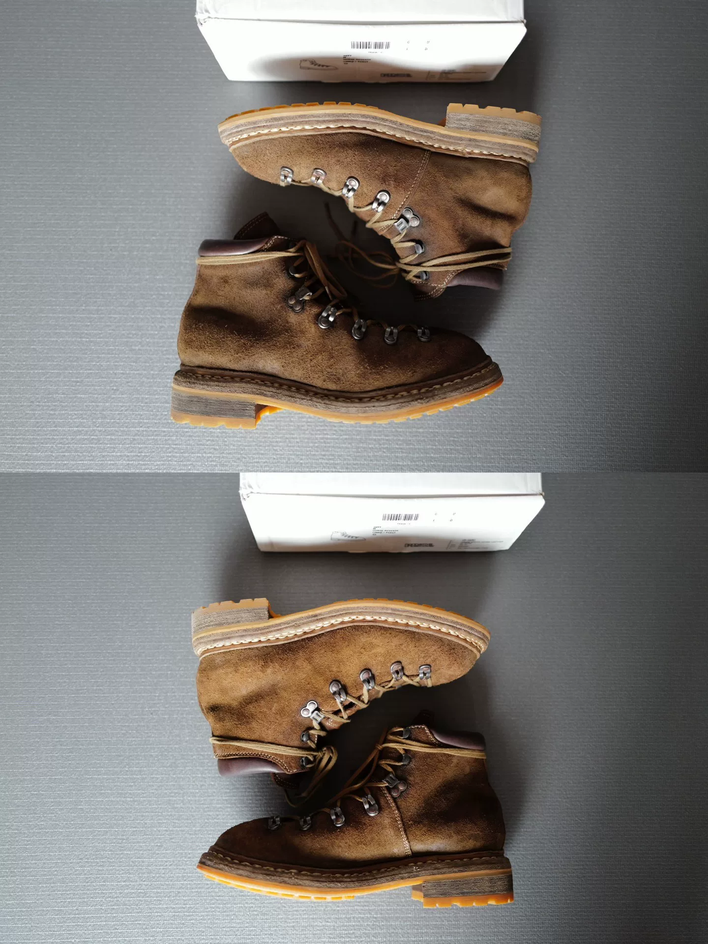 NONNATIVE x UNDERCOVER x GUIDI Leather Boots — back